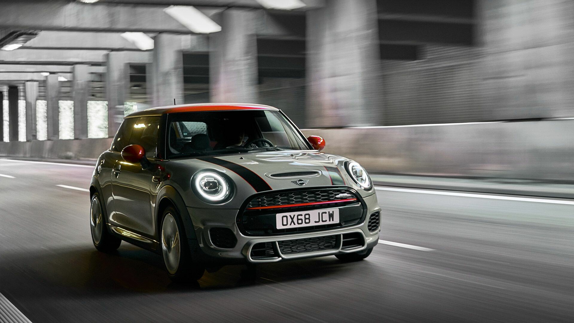 MINI Cooper: John Cooper Works, The third generation was unveiled by BMW in November 2013. 1920x1080 Full HD Background.