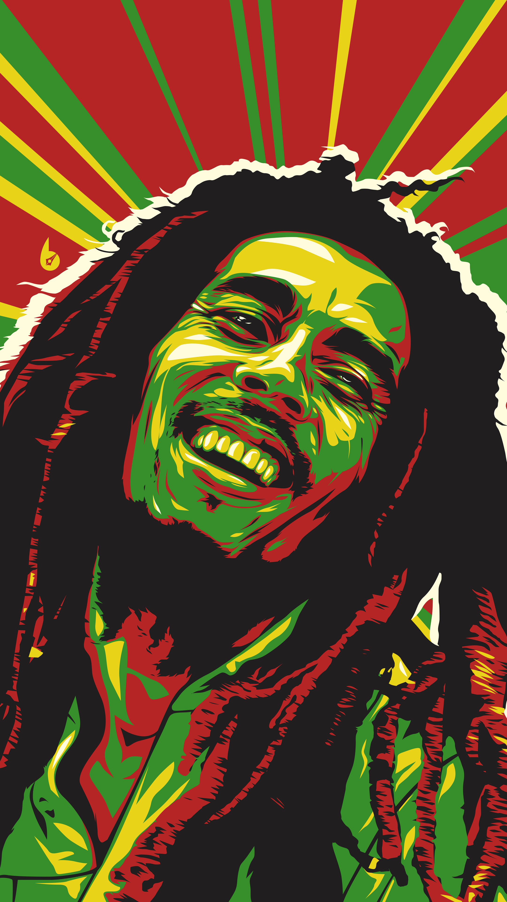 Bob Marley: The world ambassador for reggae music, Jamaica. 2160x3840 4K Wallpaper.