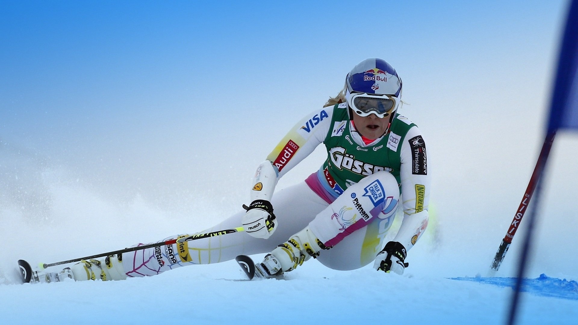 Lindsey Vonn, Skiing wallpaper, Amazing sports photography, Visual delight, 1920x1080 Full HD Desktop