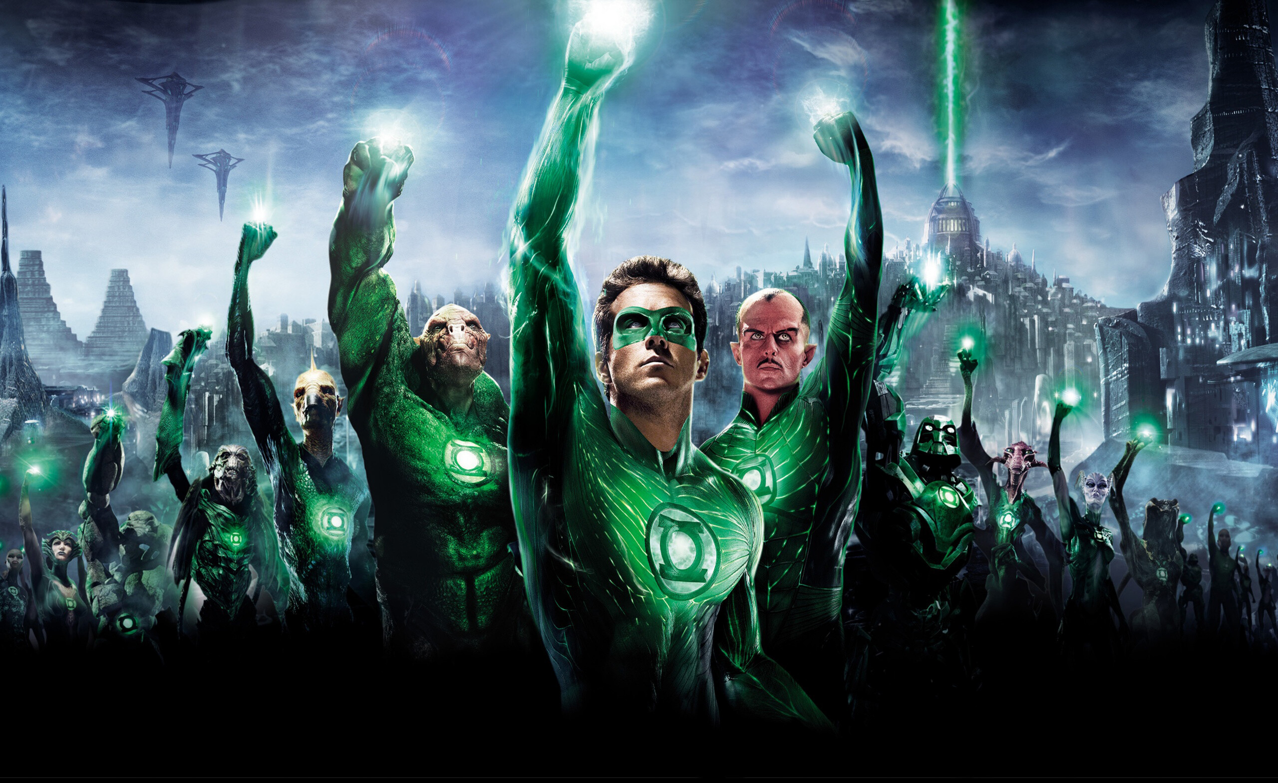 Green Lantern: An intergalactic police force, Created by the Guardians of the Universe. 2560x1570 HD Wallpaper.