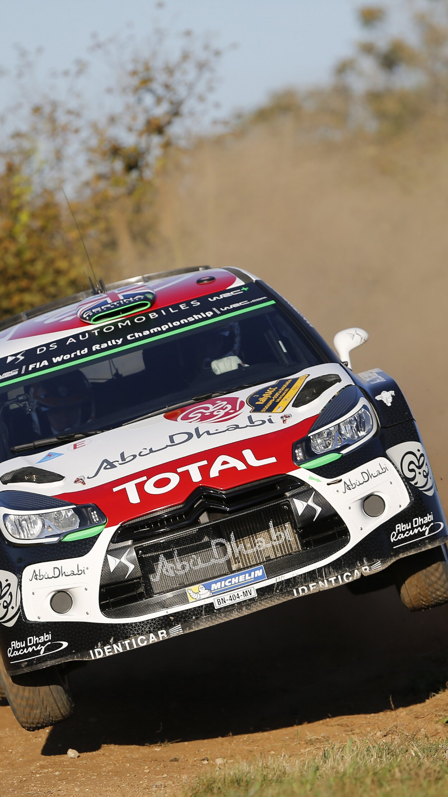 Citroen: 2015 model DS3 WRC, Rally race, Racing, French company. 1440x2560 HD Wallpaper.