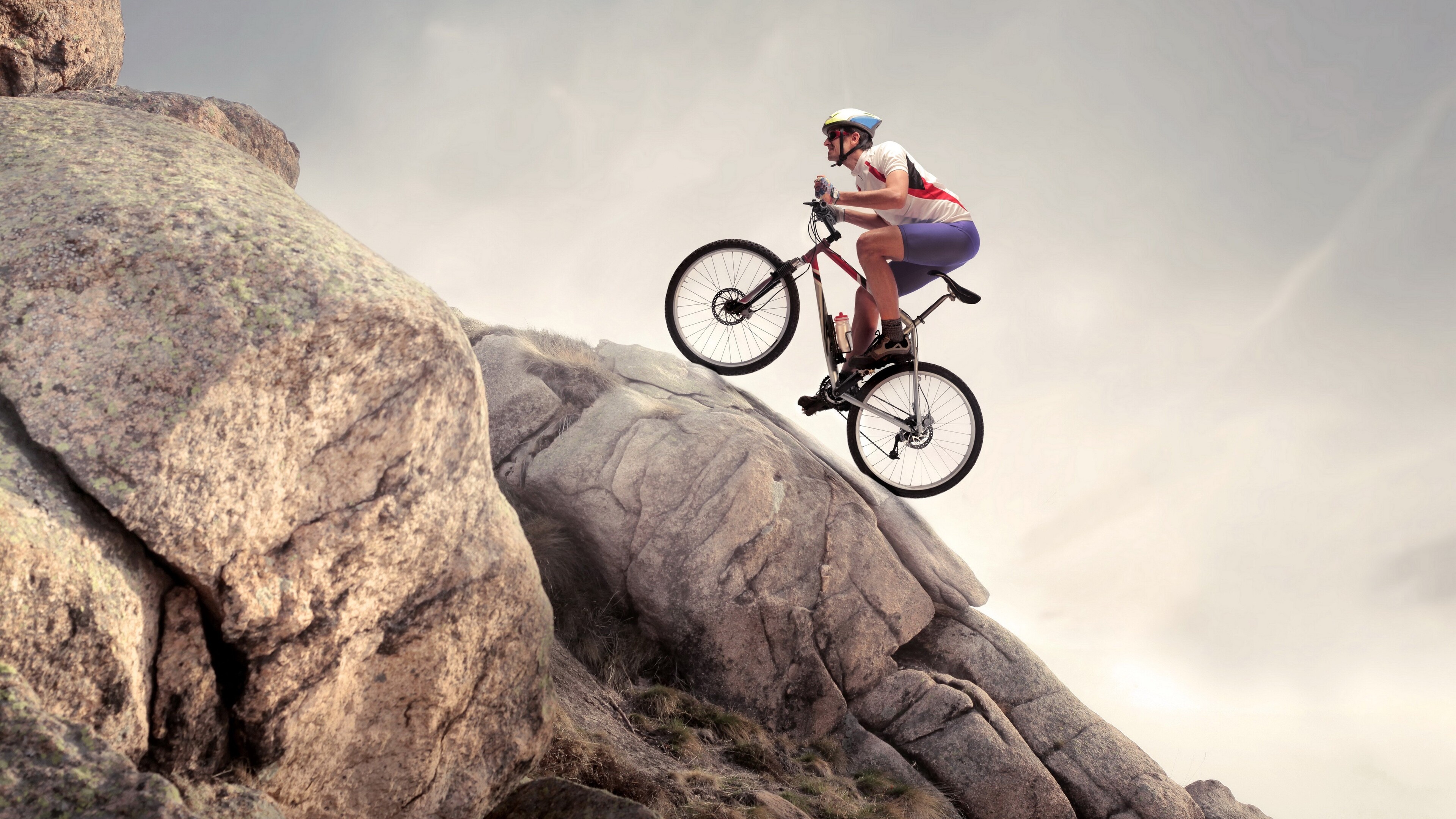 Rock climbing, Radfahren Mountainbike Wallpaper, 3840x2160 4K Desktop