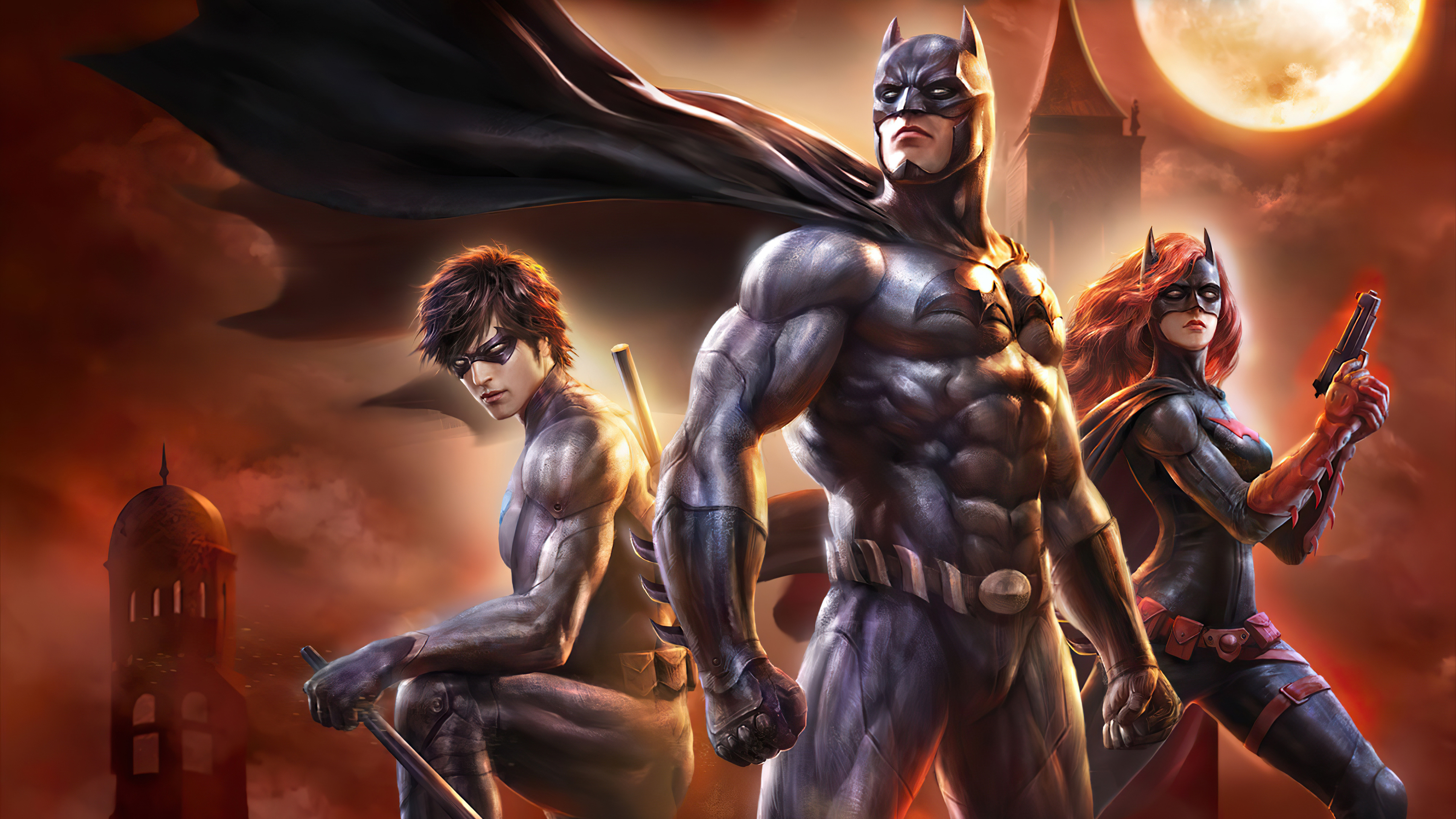 Batman, Batwoman, DC Comics, 3840x2160 4K Desktop