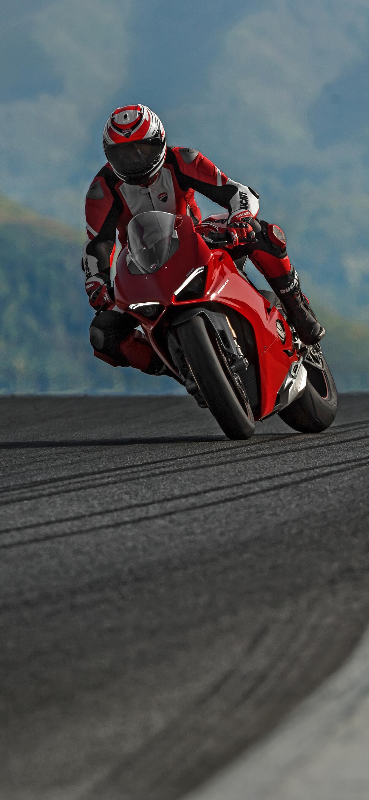 Ducati: 2018 Ducati Panigale V4 model, Italian bike manufacturer. 1250x2690 HD Background.