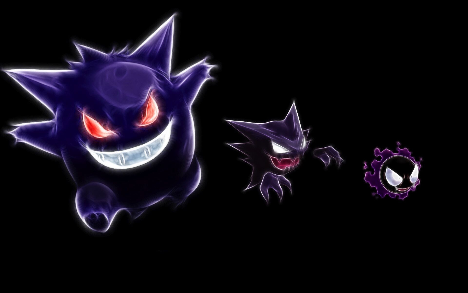 Gengar: Evolution of the Pokemon, The final form of Gastly, Mega Evolve into Mega Gengar using the Gengarite. 1920x1200 HD Background.