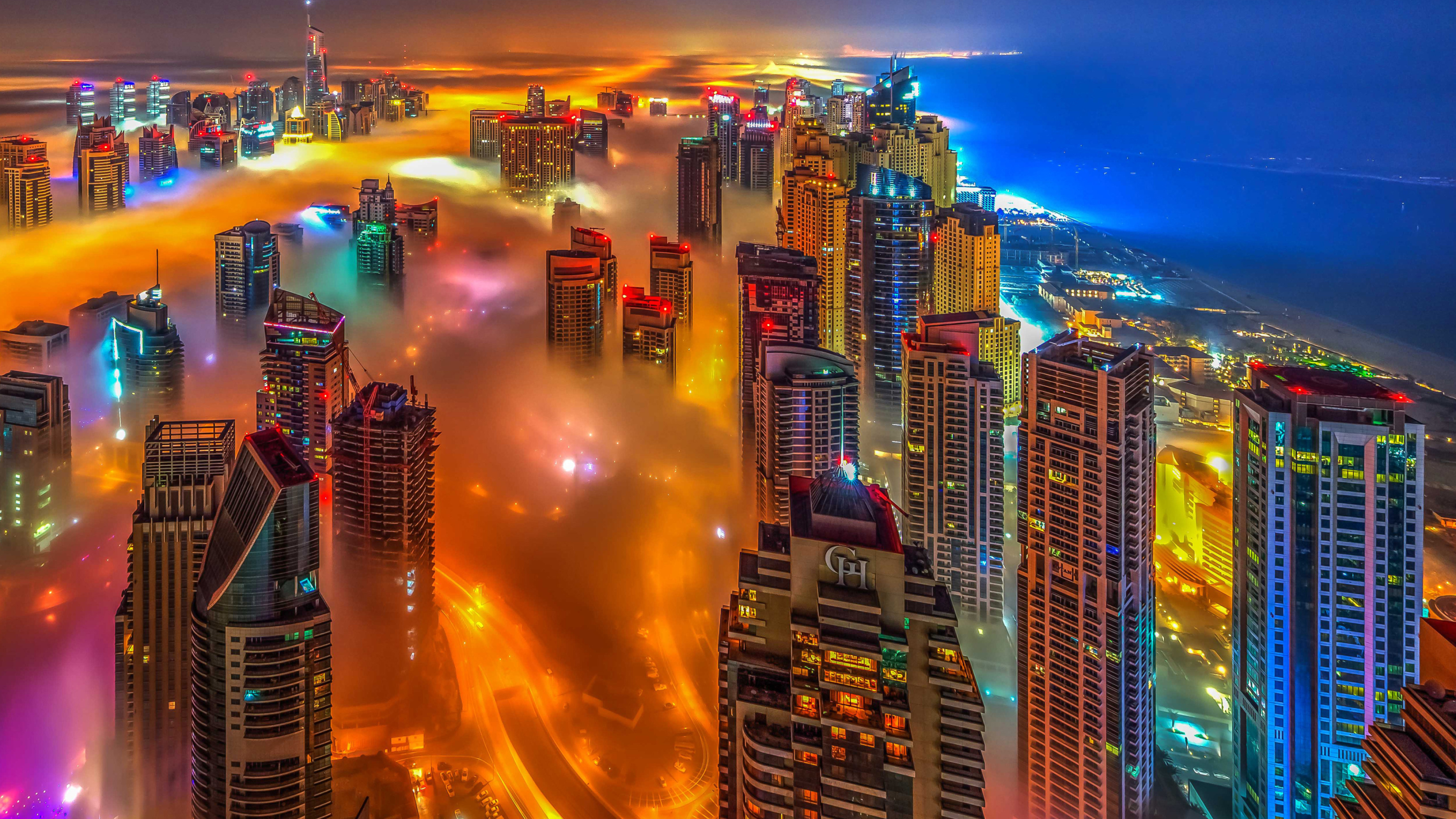 Dubai Skyline, Dubai city desktop wallpapers, 4K ultra HD, Page 3, 3840x2160 4K Desktop