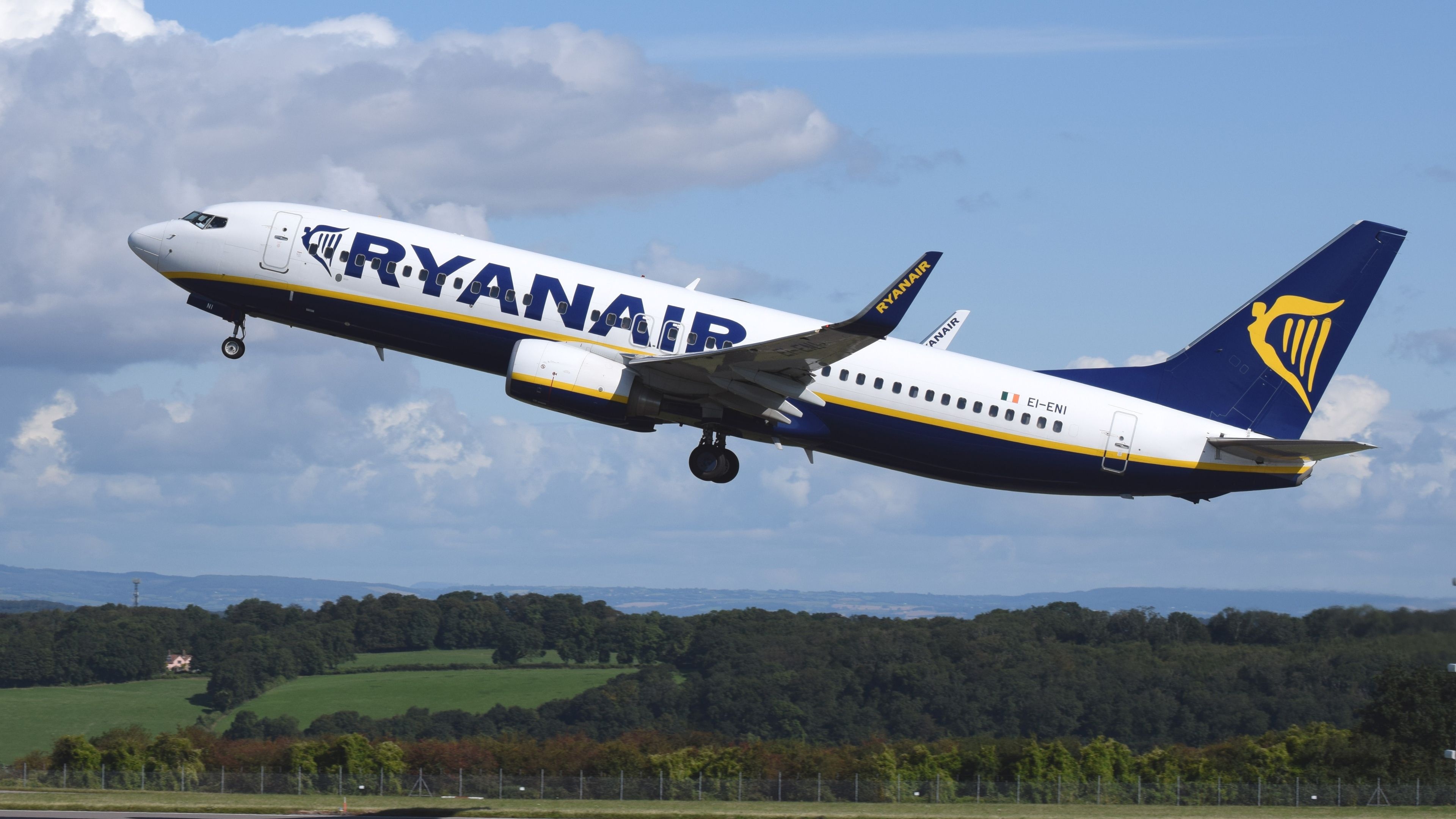 Ryanair, Wallpapers, HD backgrounds, Aviation, 3840x2160 4K Desktop