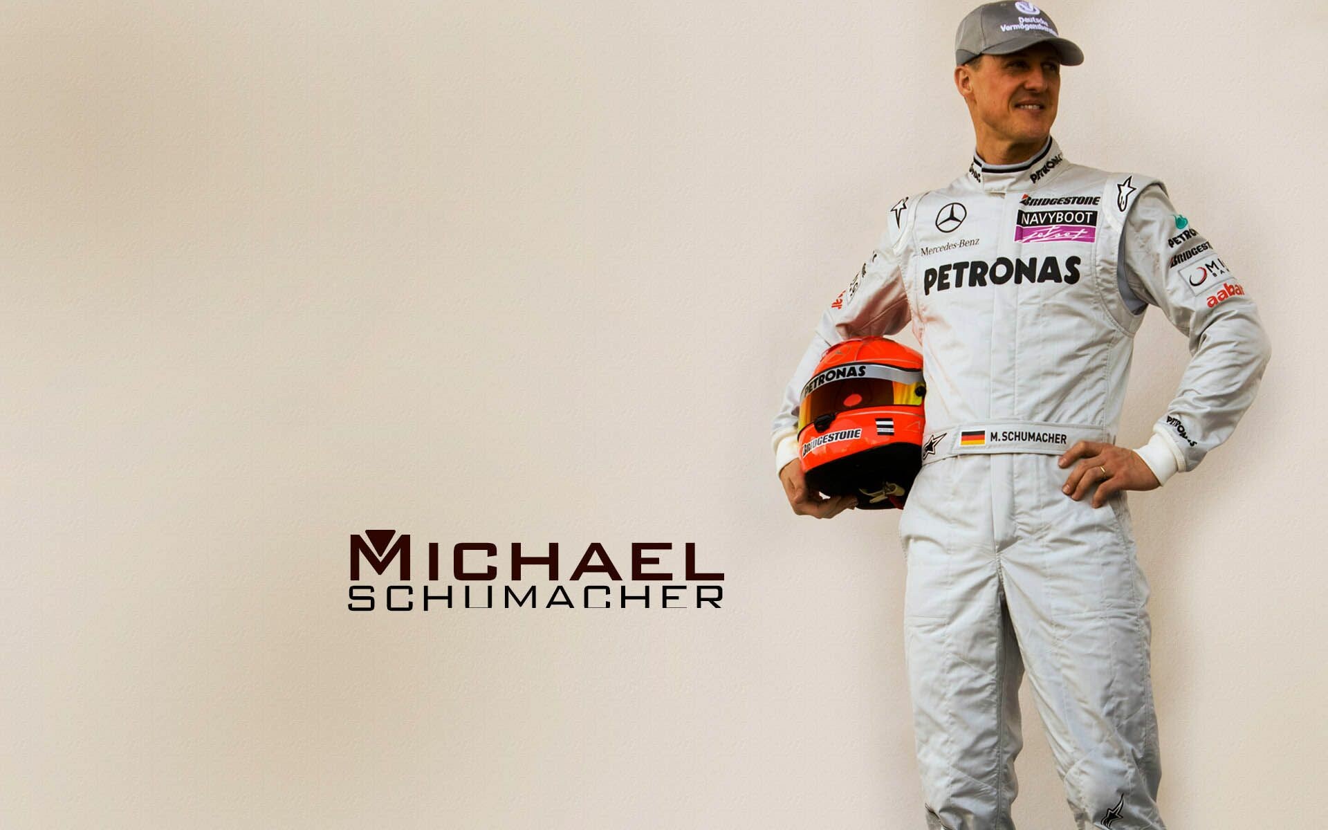 Michael Schumacher: After finishing third in 2005 and second in 2006, he retired from the Formula One. 1920x1200 HD Wallpaper.
