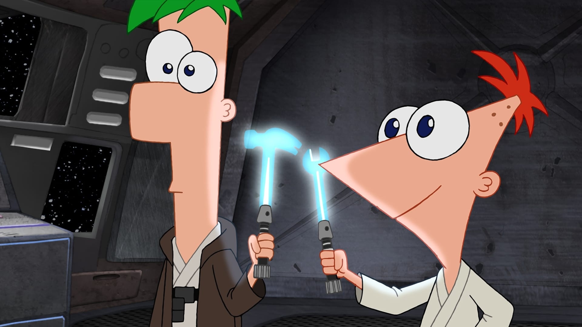 Phineas and Ferb, Star Wars, Backdrops, Movie, 1920x1080 Full HD Desktop