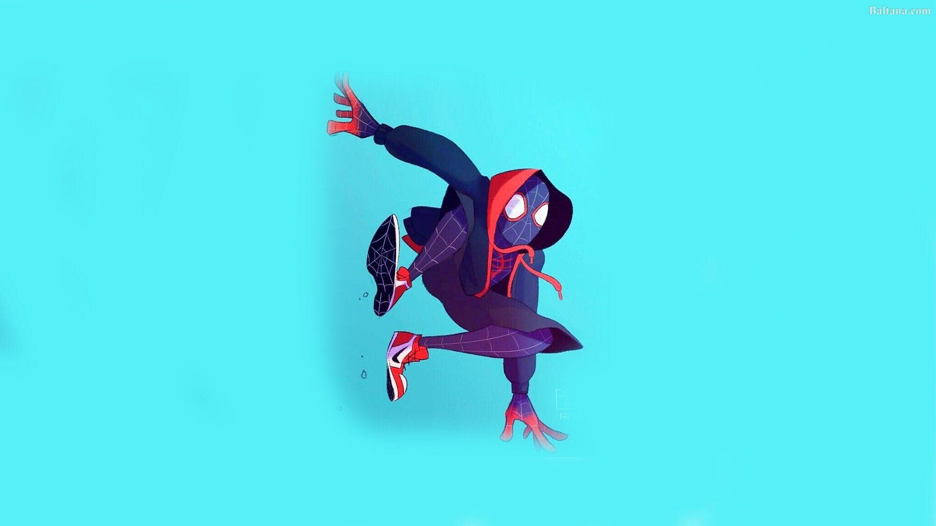 Spider-Man: Into the Spider-Verse: A 2018 American computer-animated superhero film. 1920x1080 Full HD Wallpaper.