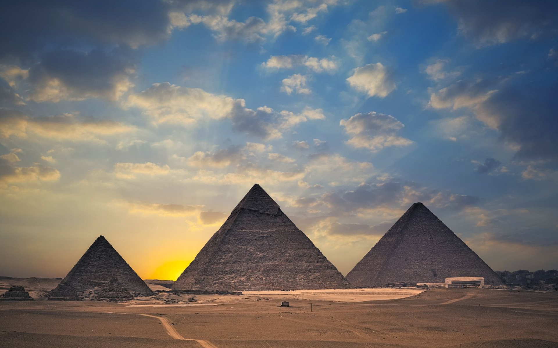 Great Pyramid of Giza, Waleed Pilot's collection, Ancient Egyptian architecture, Desktop wallpaper, 1920x1200 HD Desktop