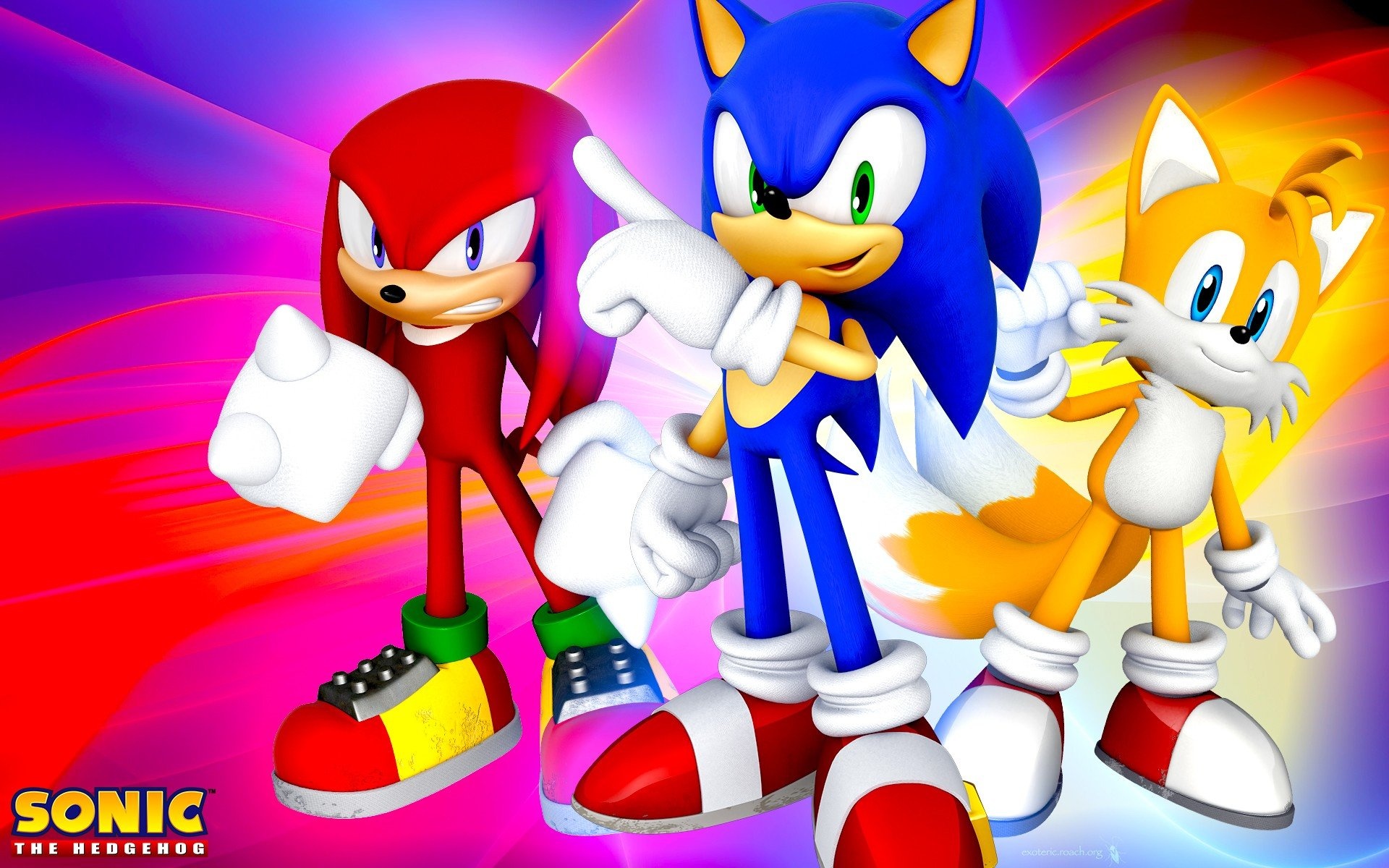 Knuckles the Echidna, Gaming, Sonic character, High quality, 1920x1200 HD Desktop