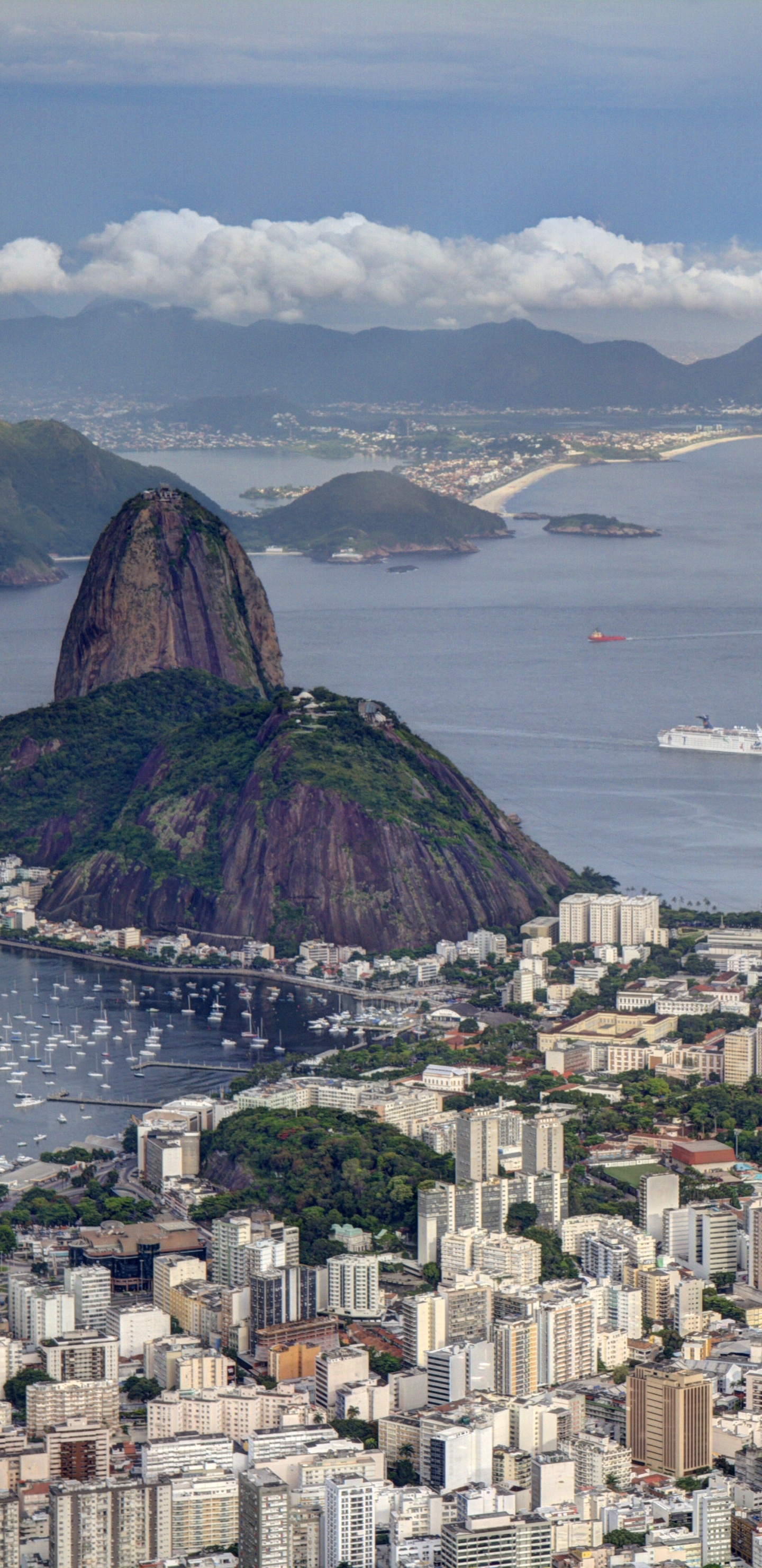 Rio de Janeiro, Man made city, Brazilian culture, Landmark, 1440x2960 HD Phone