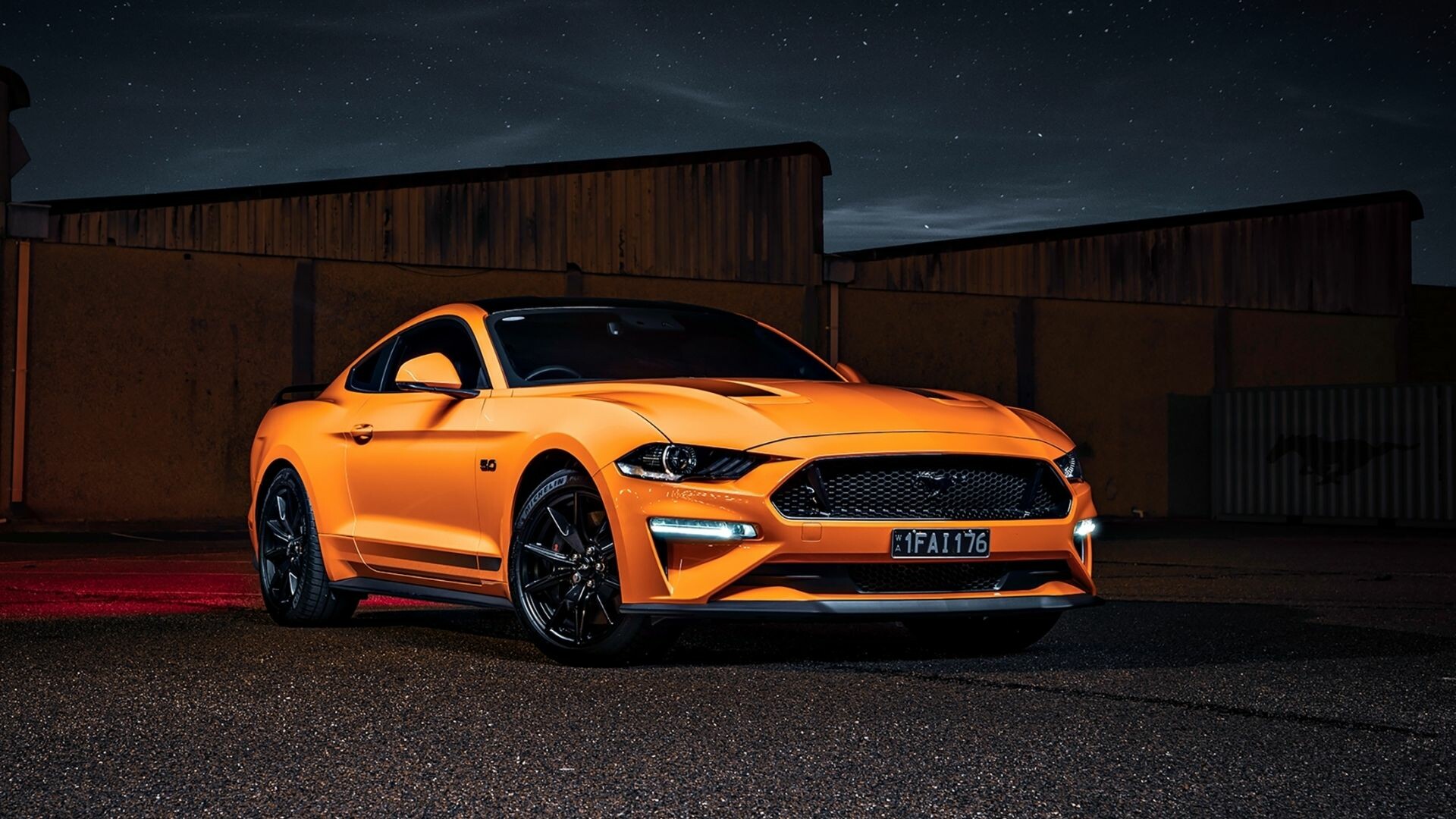 Ford: American automaker, Has been in business for close to 120 years, Mustang GT. 1920x1080 Full HD Background.