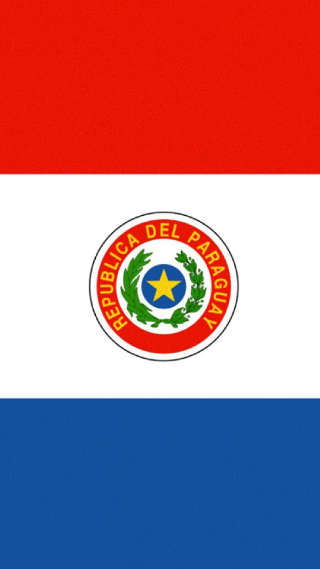 Paraguay flag, Patriotic pride, Vibrant colors, National symbol, 1080x1920 Full HD Phone