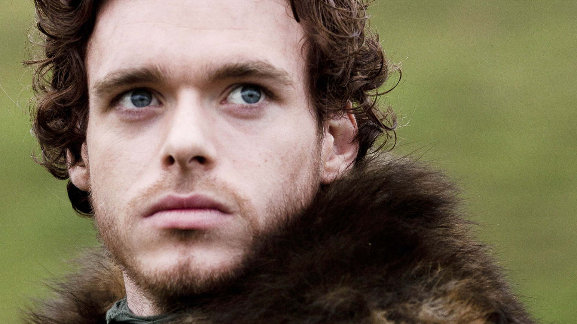 Richard Madden: The oldest legitimate son of Eddard "Ned" Stark and his wife Catelyn. 1920x1080 Full HD Background.