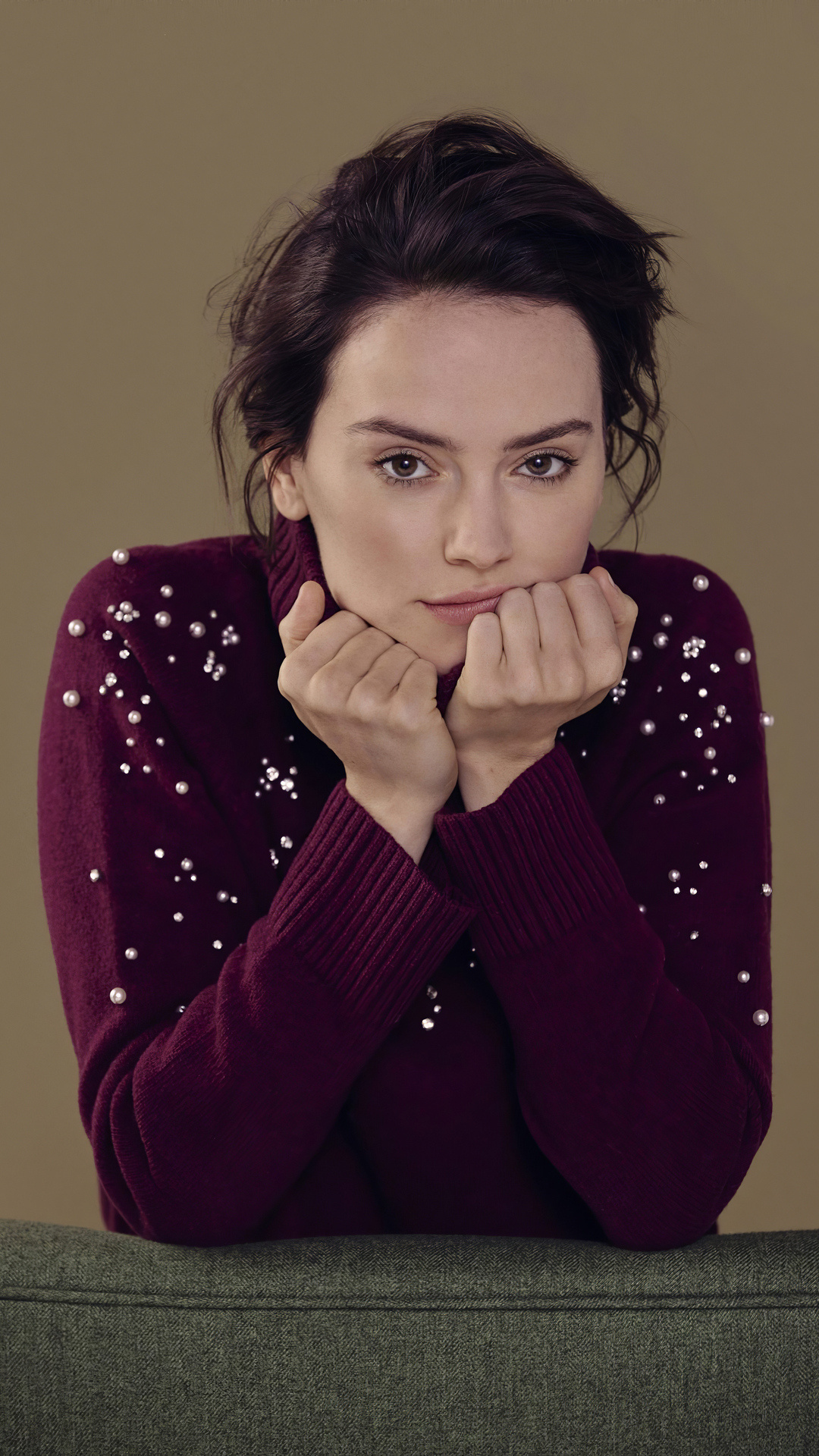 Daisy Ridley photoshoot, 4K resolution, iPhone and Android wallpapers, 1080x1920 Full HD Phone