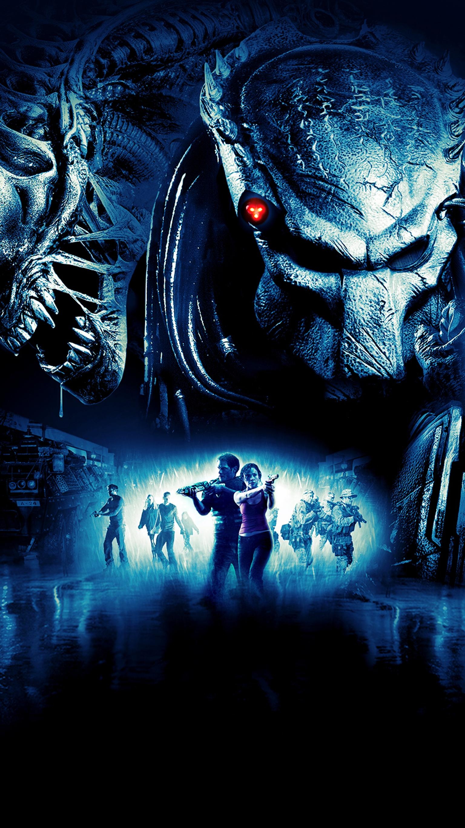 Predator: AVP, A 2004 science fiction action film written and directed by Paul W. S. Anderson. 1540x2740 HD Wallpaper.