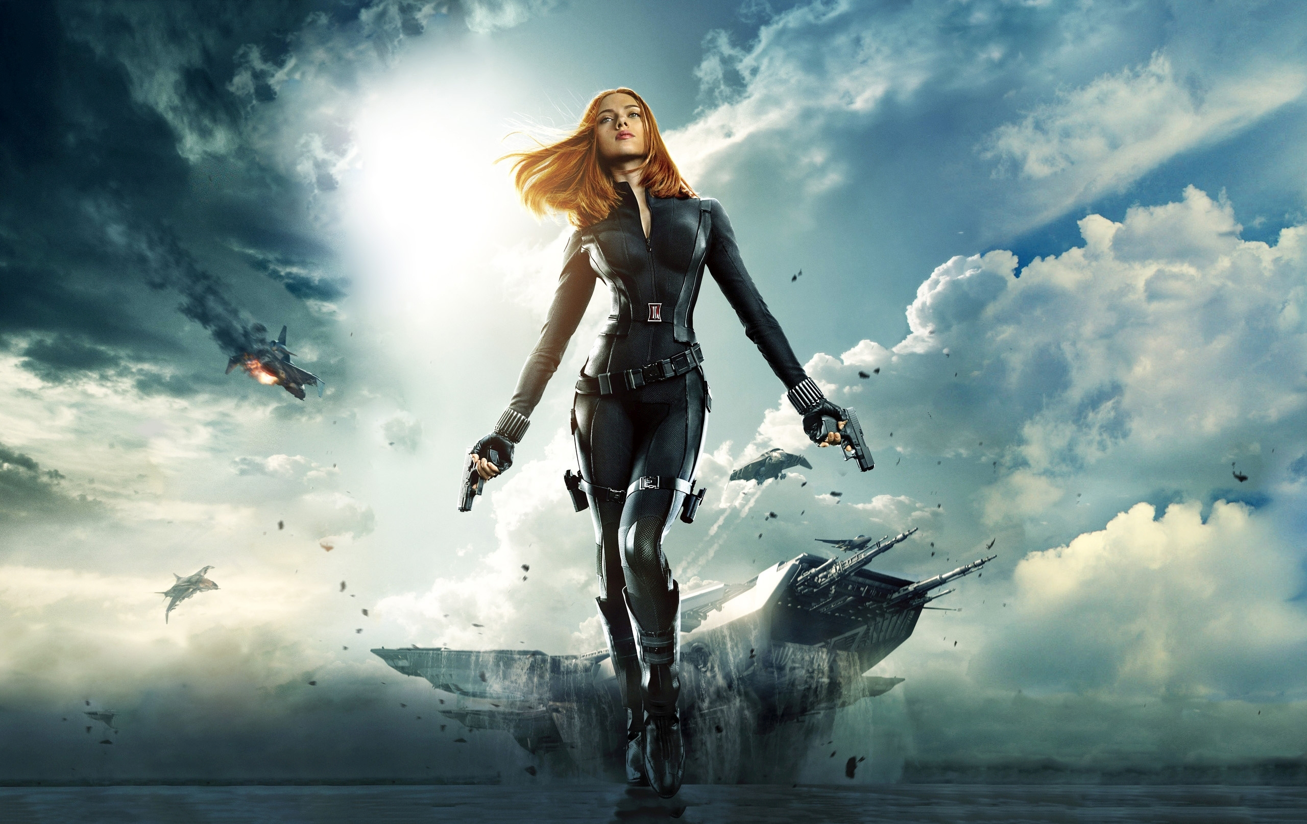 Scarlett Johansson, Black Widow, HD wallpaper, Movies, 2560x1620 HD Desktop