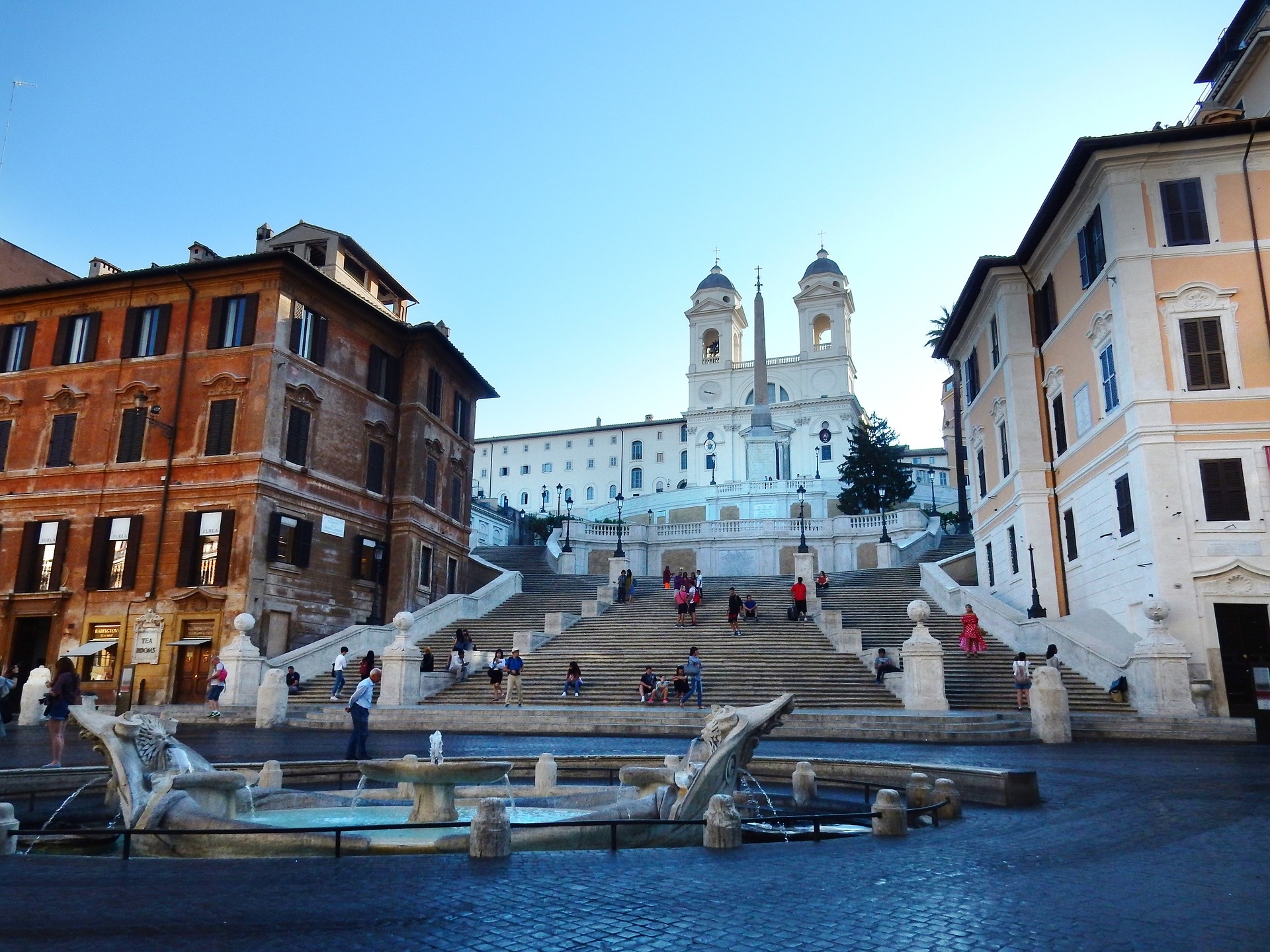 Spanish Steps, Beautiful stairs, Historic landmark, Rome's wonder, 1920x1440 HD Desktop