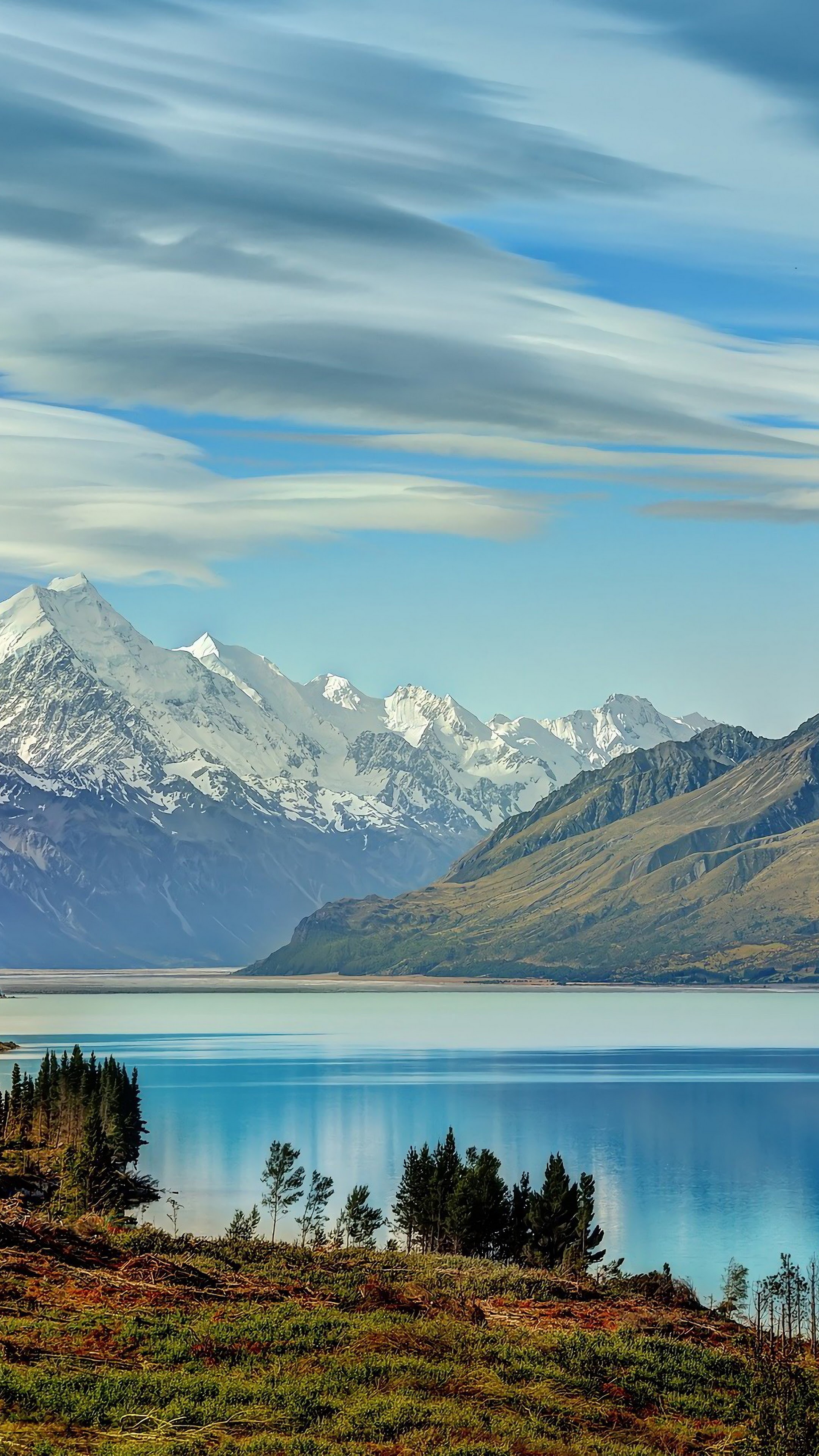 Mountain landscape, Scenic beauty, Nature lake view, 4K wallpaper, 2160x3840 4K Phone