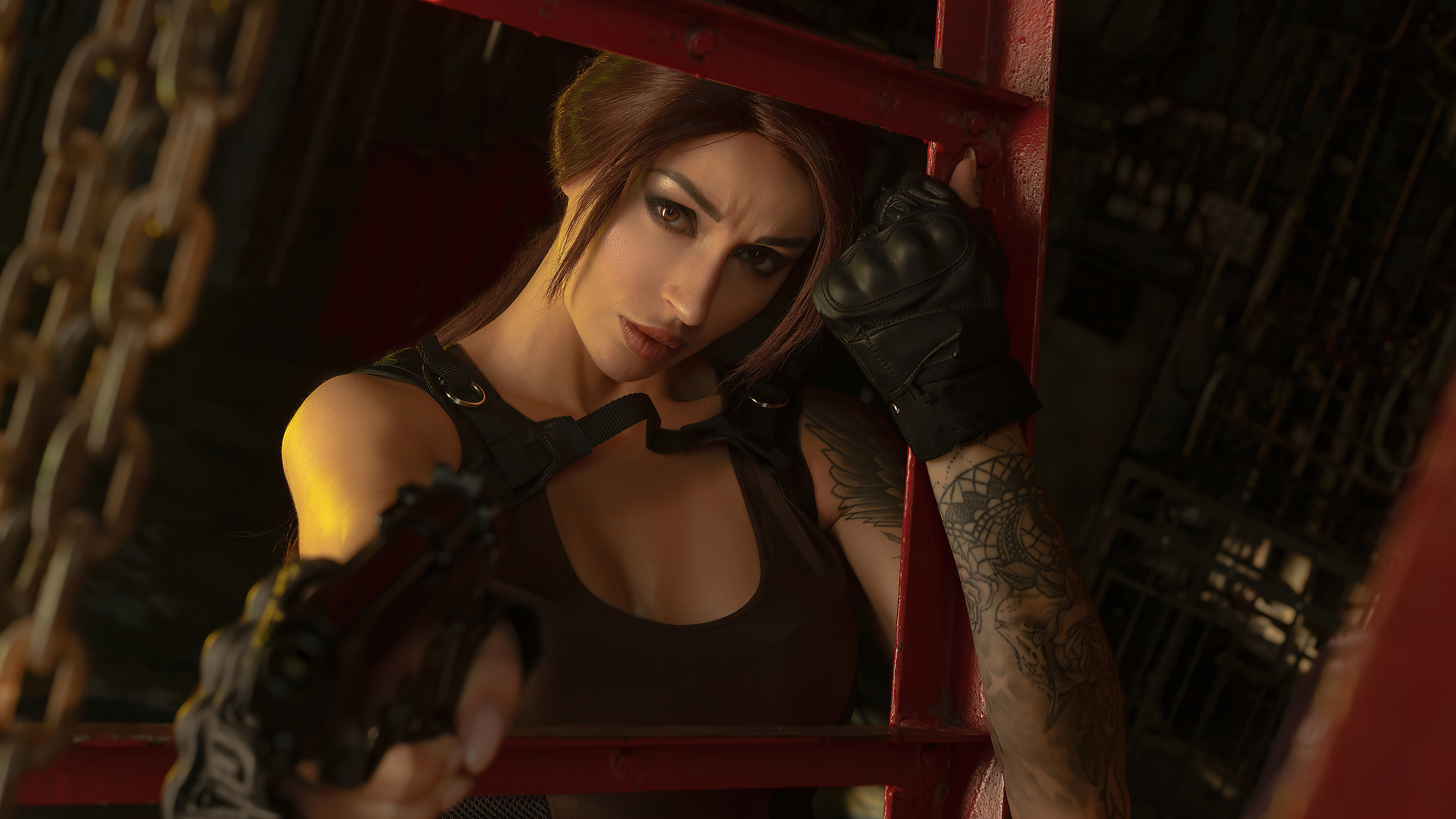 Tomb Raider Cosplay, Lara Croft 4K, HD Games, Wallpapers, 3840x2160 4K Desktop