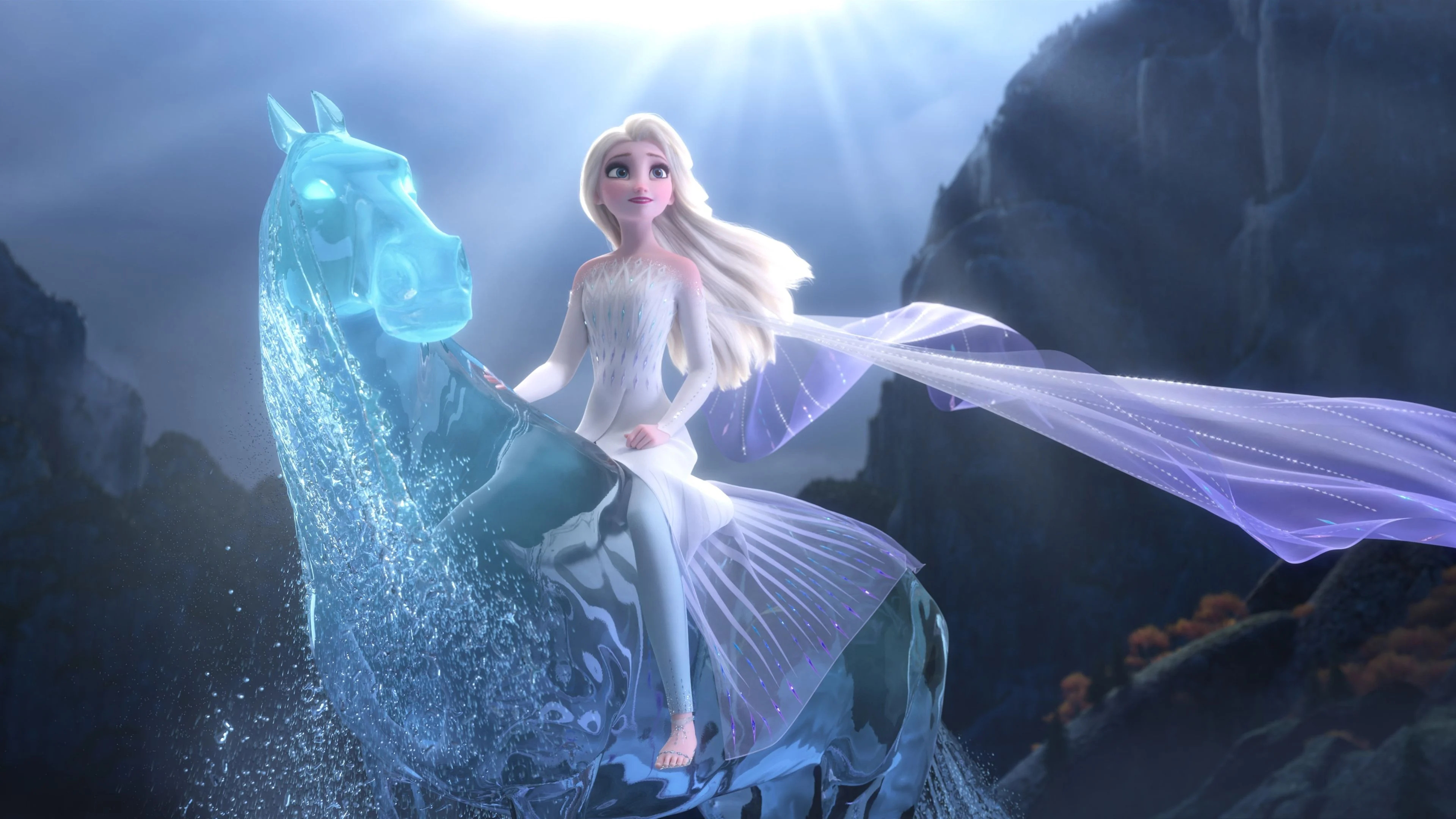 Elsa, Frozen 2, wallpapers, backgrounds, 3840x2160 4K Desktop