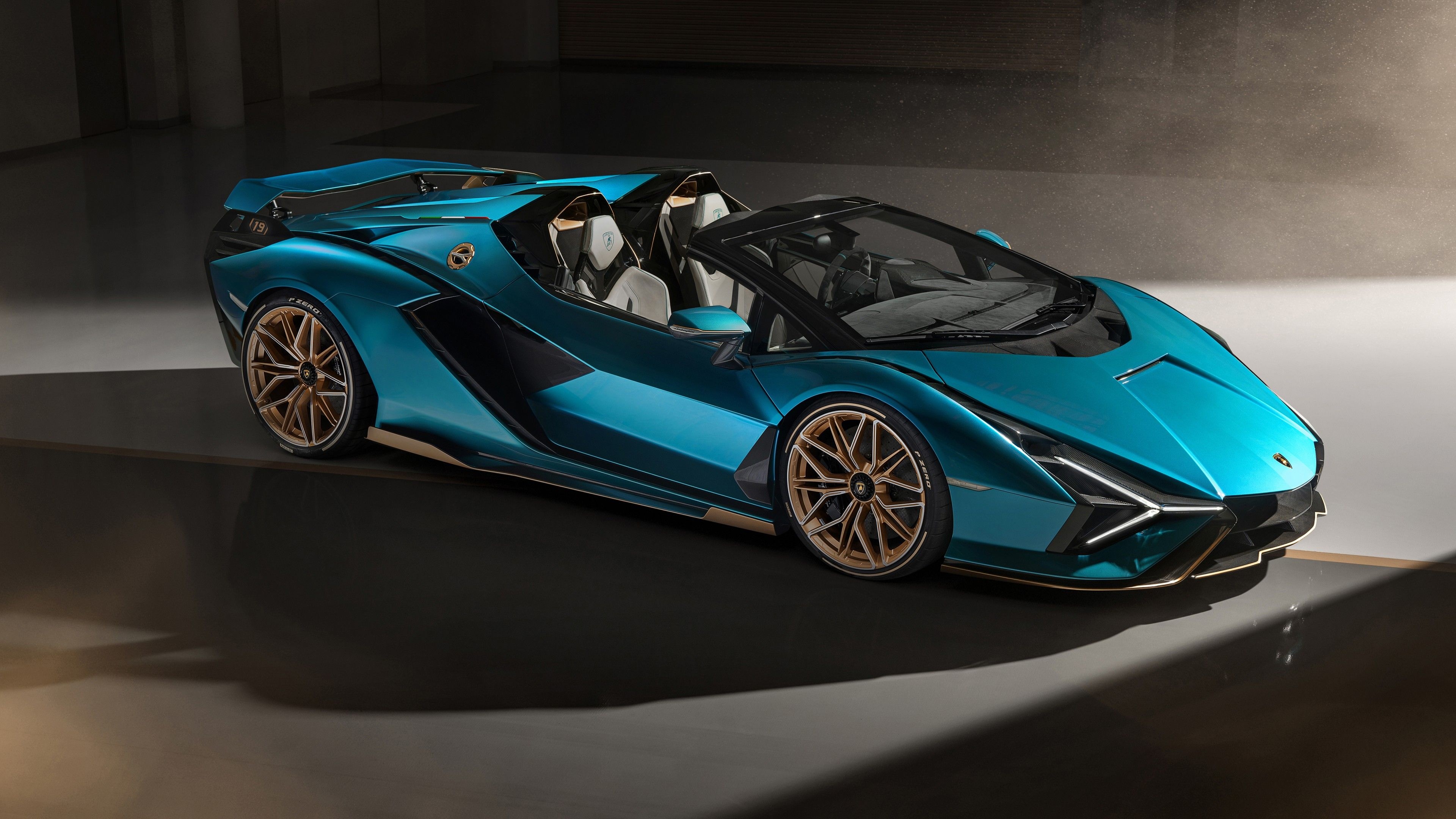 Lamborghini Sian, Auto speed, Roadster wallpapers, High-quality, 3840x2160 4K Desktop