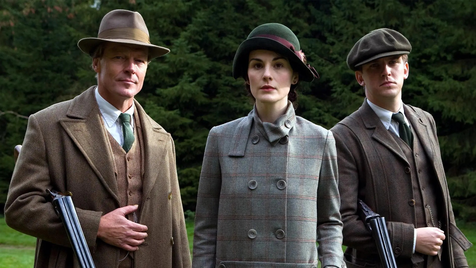 Michelle Dockery: Iain Glen as Sir Richard Carlisle, Downton Abbey TV series, Created by Julian Fellowes. 1920x1080 Full HD Background.