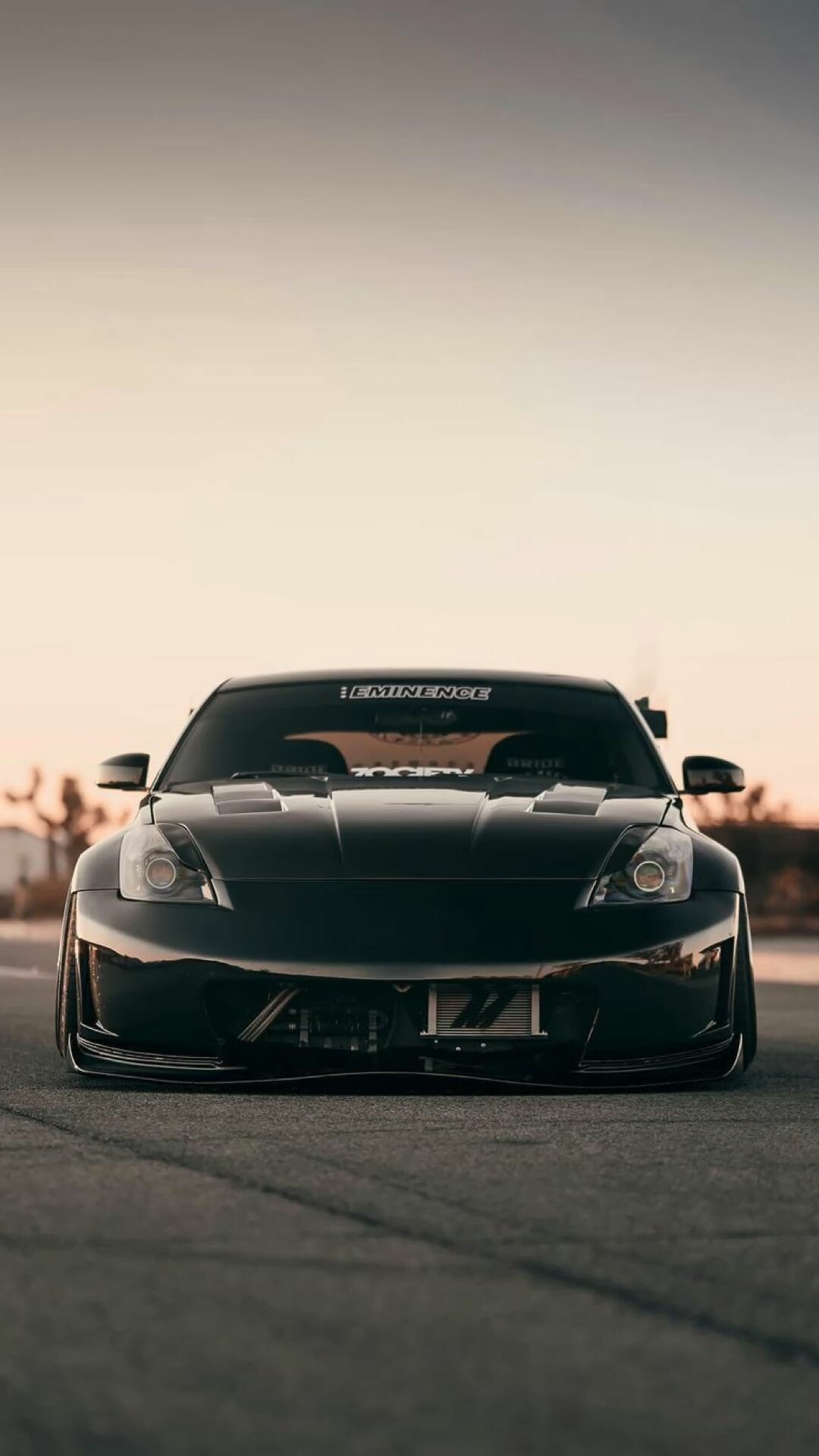 Nissan: 350z, The two-seater convertible. 1080x1920 Full HD Background.