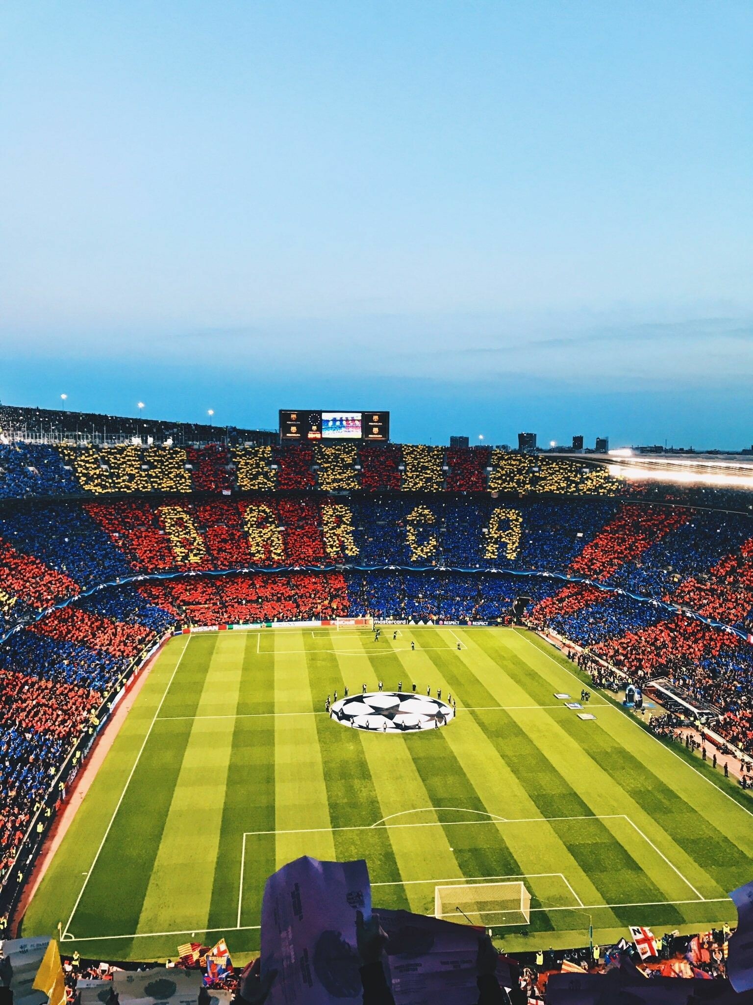FC Barcelona: Camp Nou, Barcelona's home stadium. 1540x2050 HD Wallpaper.