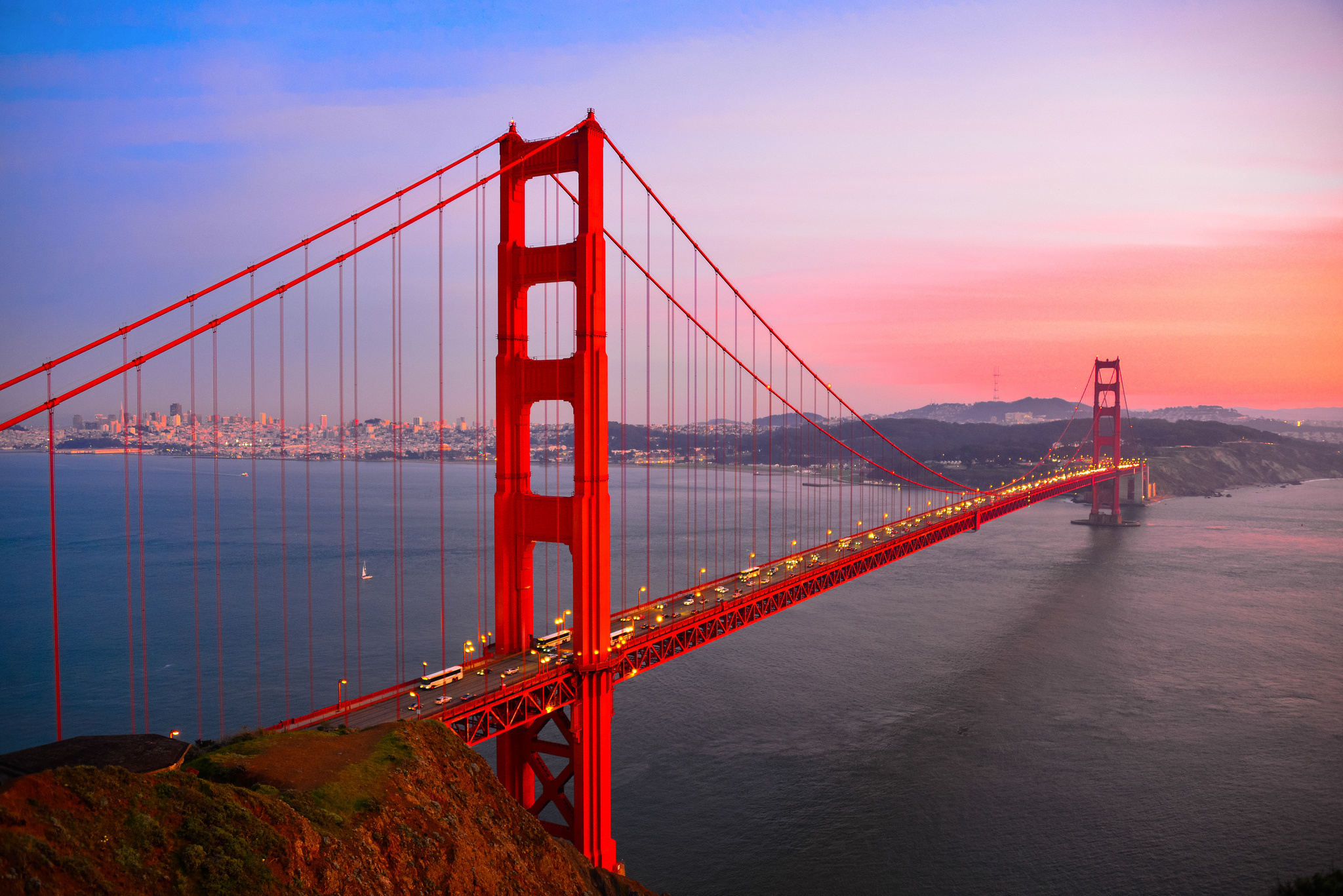 San Francisco: Golden Gate, Body of water, Pacific. 2050x1370 HD Wallpaper.