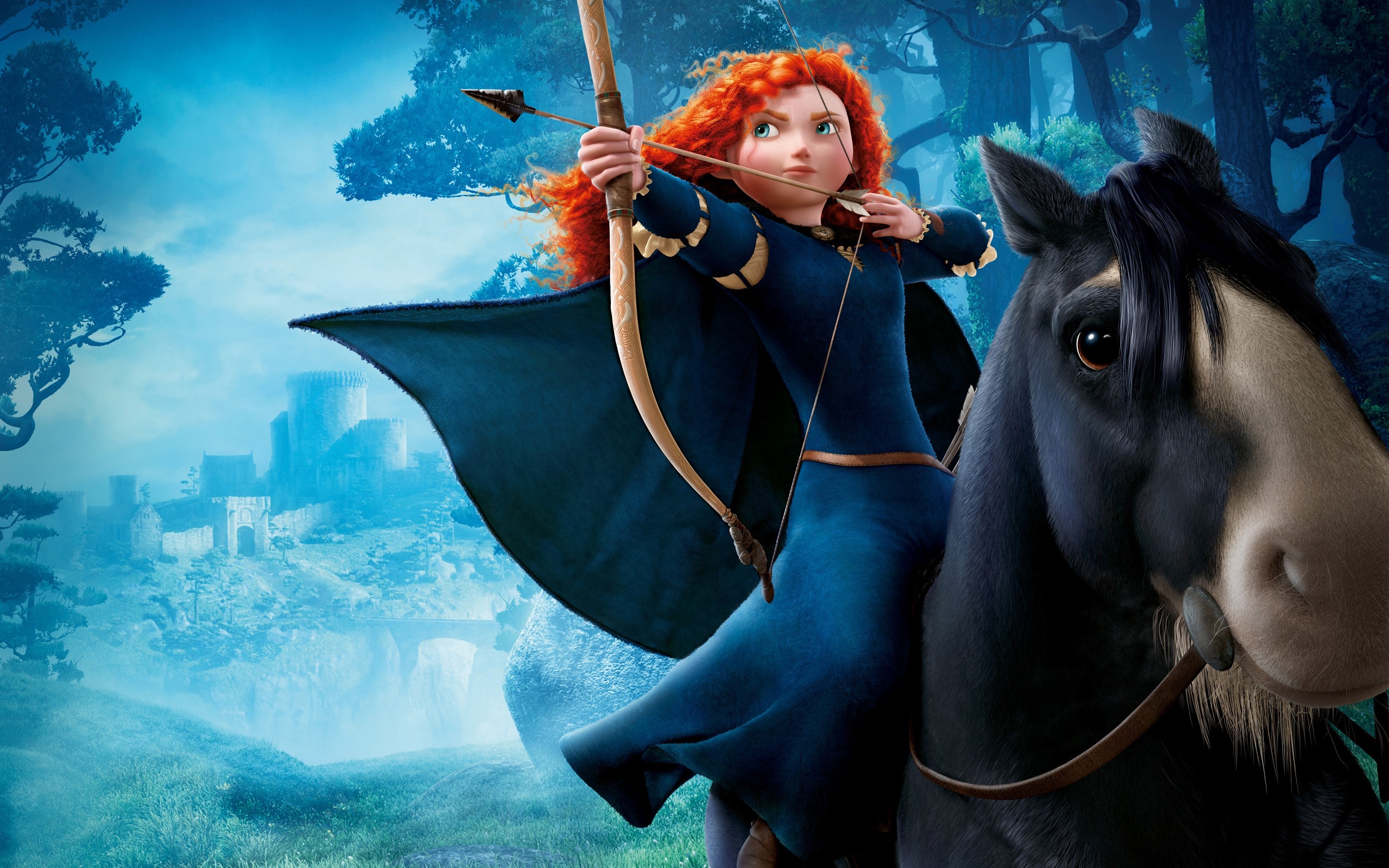 Princess Merida, Brave, Animation, Movies, 2880x1800 HD Desktop