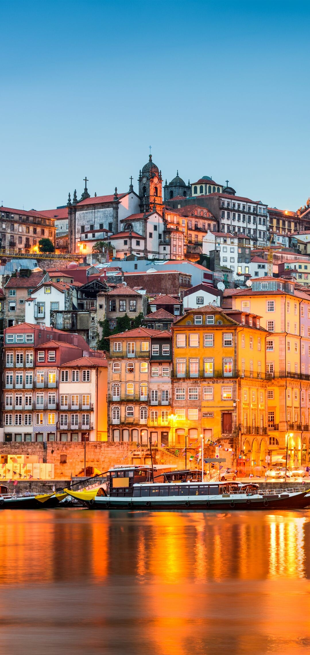 Portugal: Porto, The country, having the same defined borders since 1139. 1080x2280 HD Background.