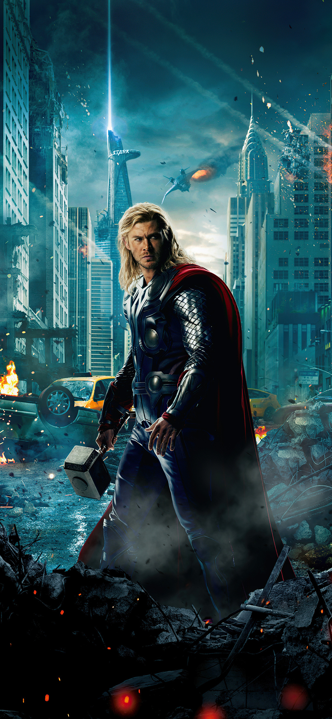 Thor in Avengers Age of Ultron, iPhone XS, 1130x2440 HD Phone