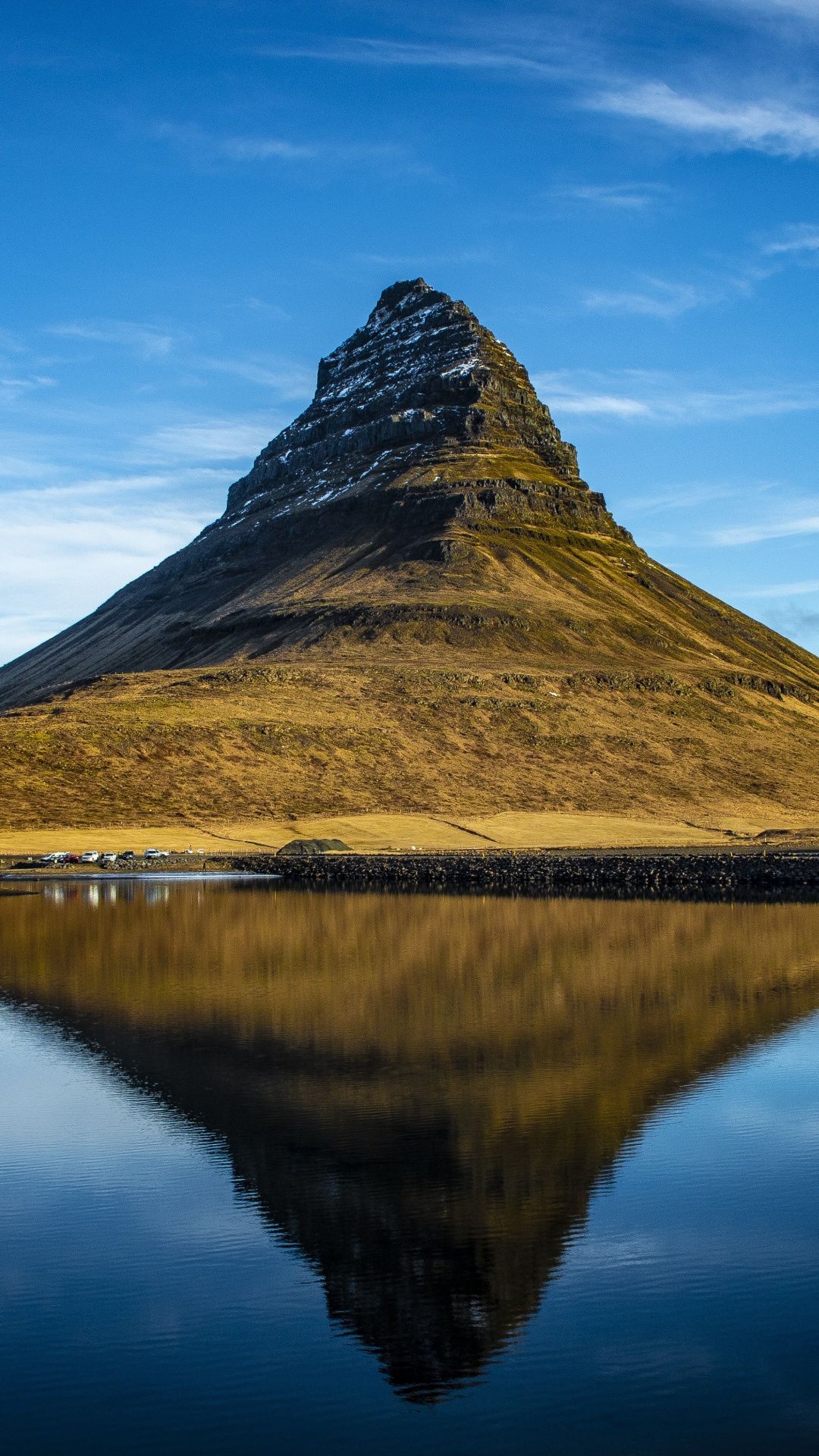 Kirkjufell, Iceland, Nature, Cliff, 1080x1920 Full HD Handy
