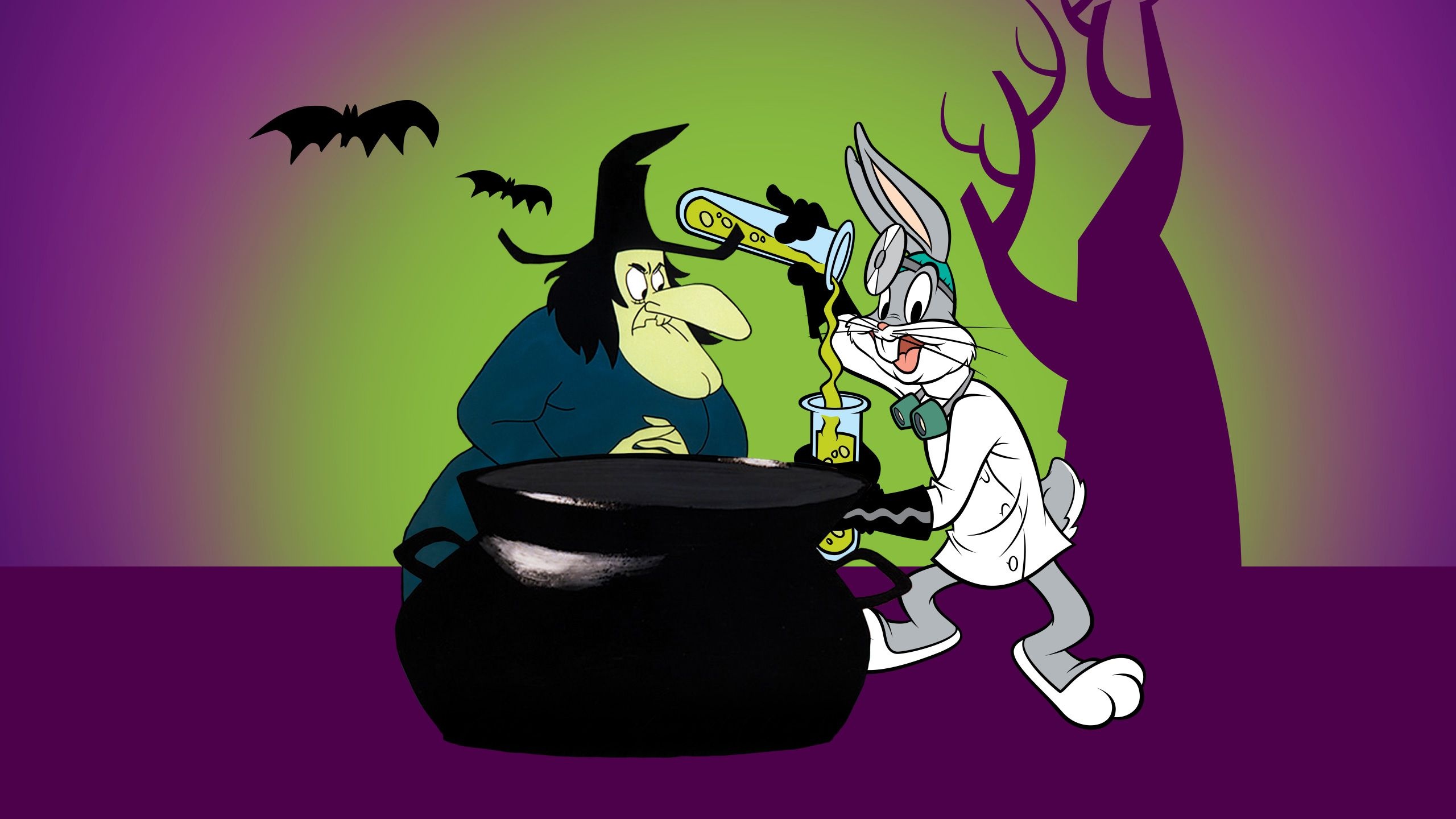 Looney Tunes Halloween Collection, Bugs Bunny, Movies Anywhere, Holiday, 2560x1440 HD Desktop