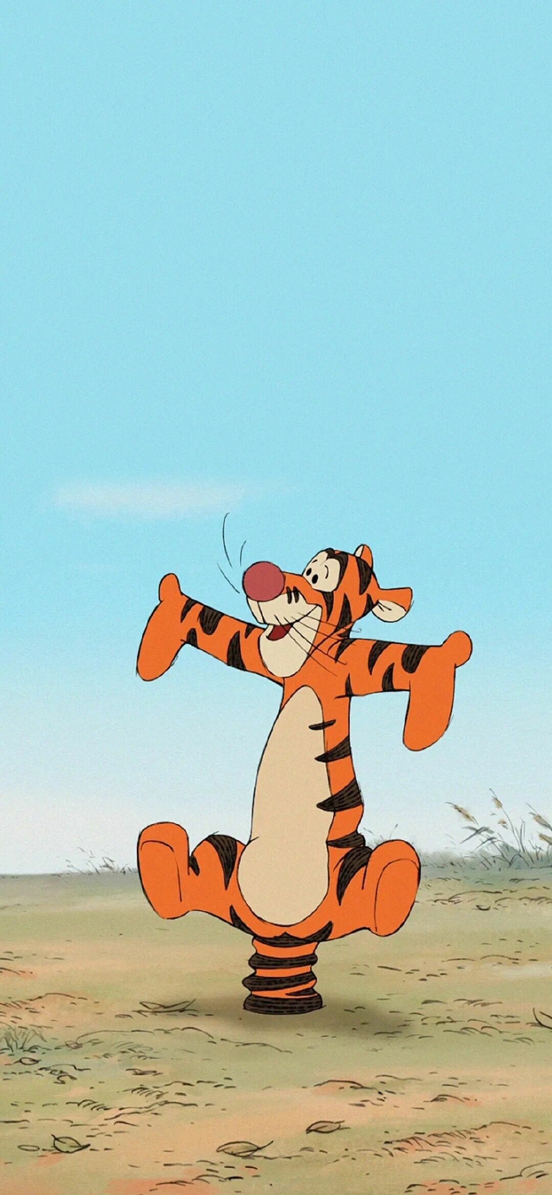 The Many Adventures of Winnie the Pooh: Paul Winchell as Tigger, An anthropomorphic stuffed tiger. 1080x2340 HD Wallpaper.