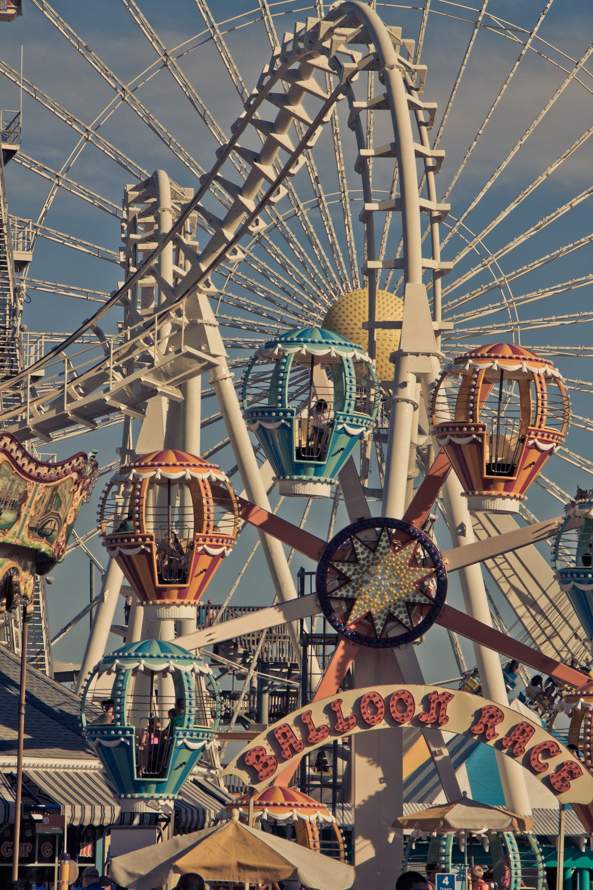 Amusement Park: Wild Wood NJ's Morey's Piers Place of Entertainment. 2000x3000 HD Background.