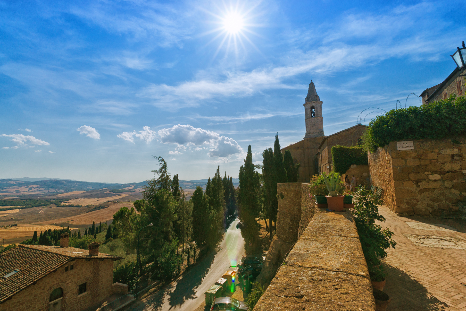 Pienza wallpapers, Man-made beauty, 4K pictures, High-quality backgrounds, 1920x1280 HD Desktop