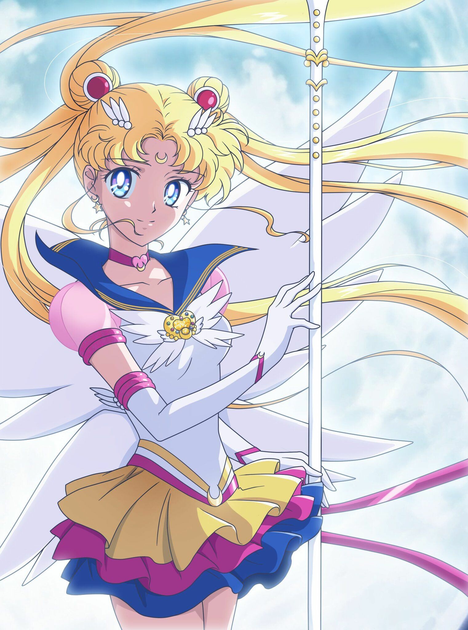 Sailor Moon Eternal: Usagi Tsukino, The two-part film is directed by Chiaki Kon. 1530x2050 HD Wallpaper.