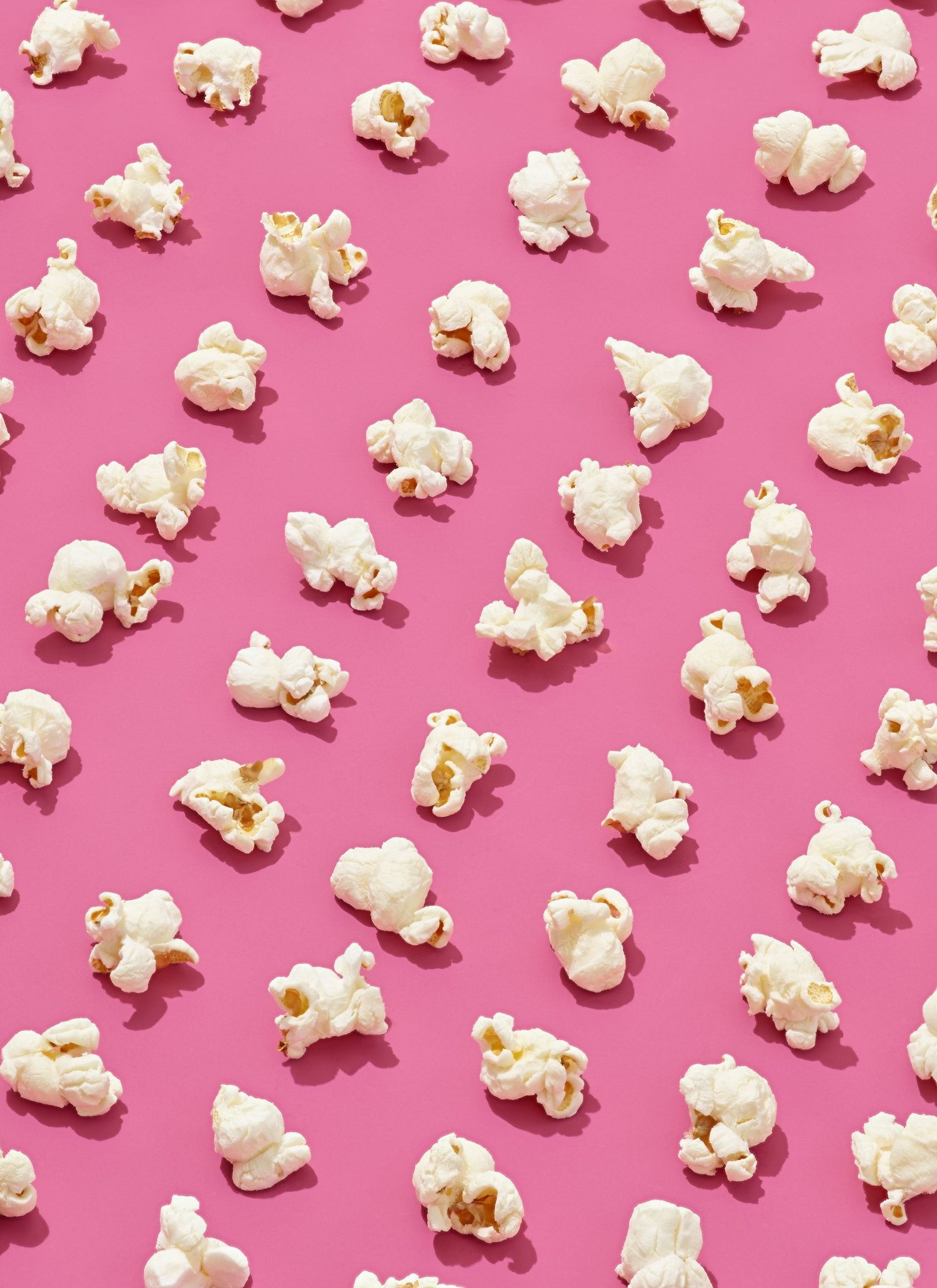 Popcorn in patterns, Creative food photography, Pattern photography, Artistic shot, 1500x2070 HD Handy