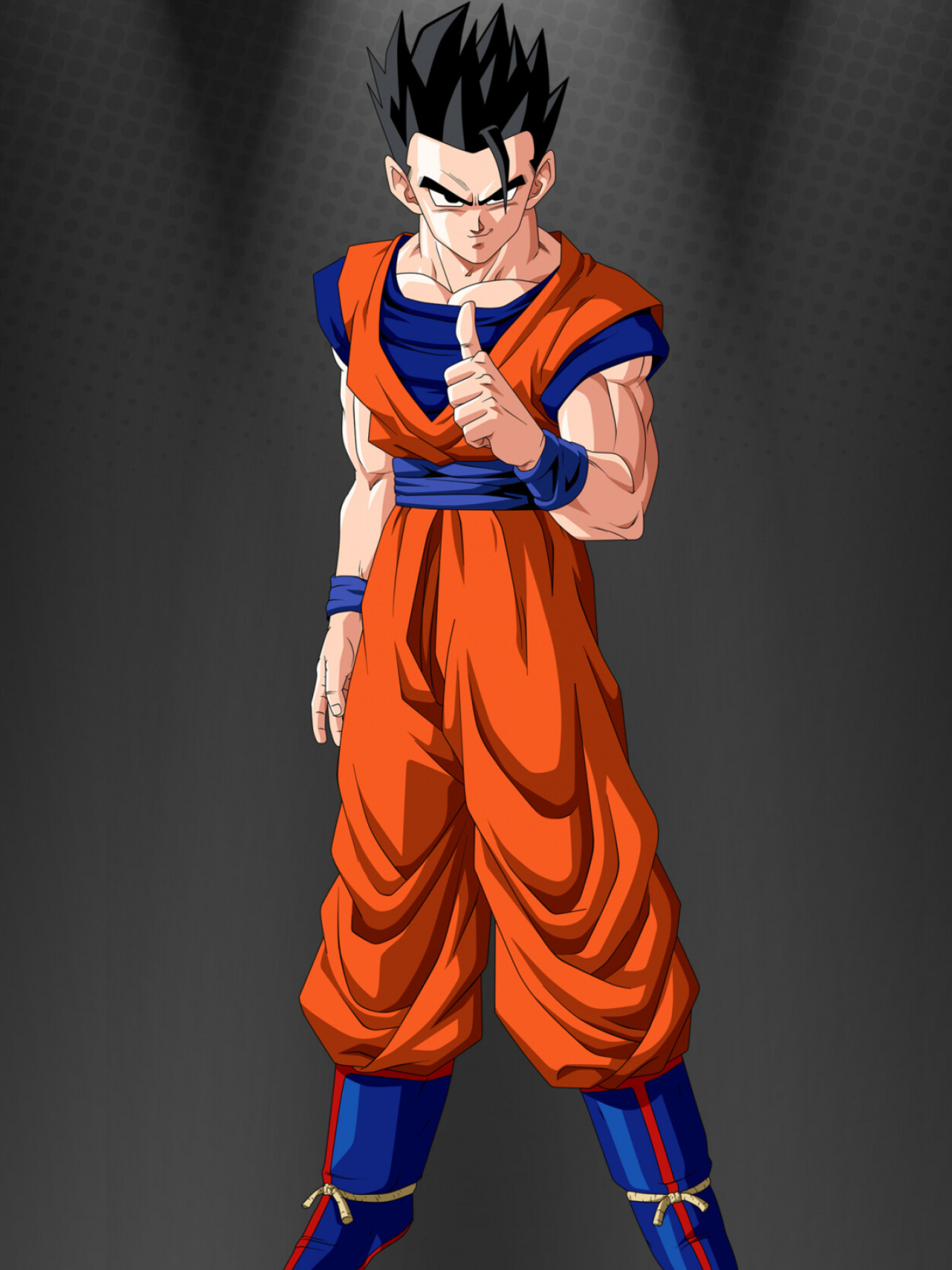 Gohan: The third youngest Saiyan to achieve the Super Saiyan transformation at the age of nine. 1540x2050 HD Background.
