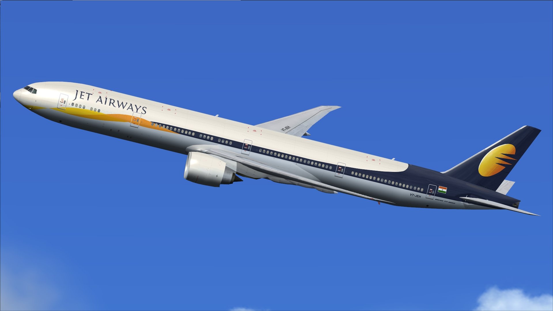 Jet Airways, flight simulator, screenshots, videos, 1920x1080 Full HD Desktop