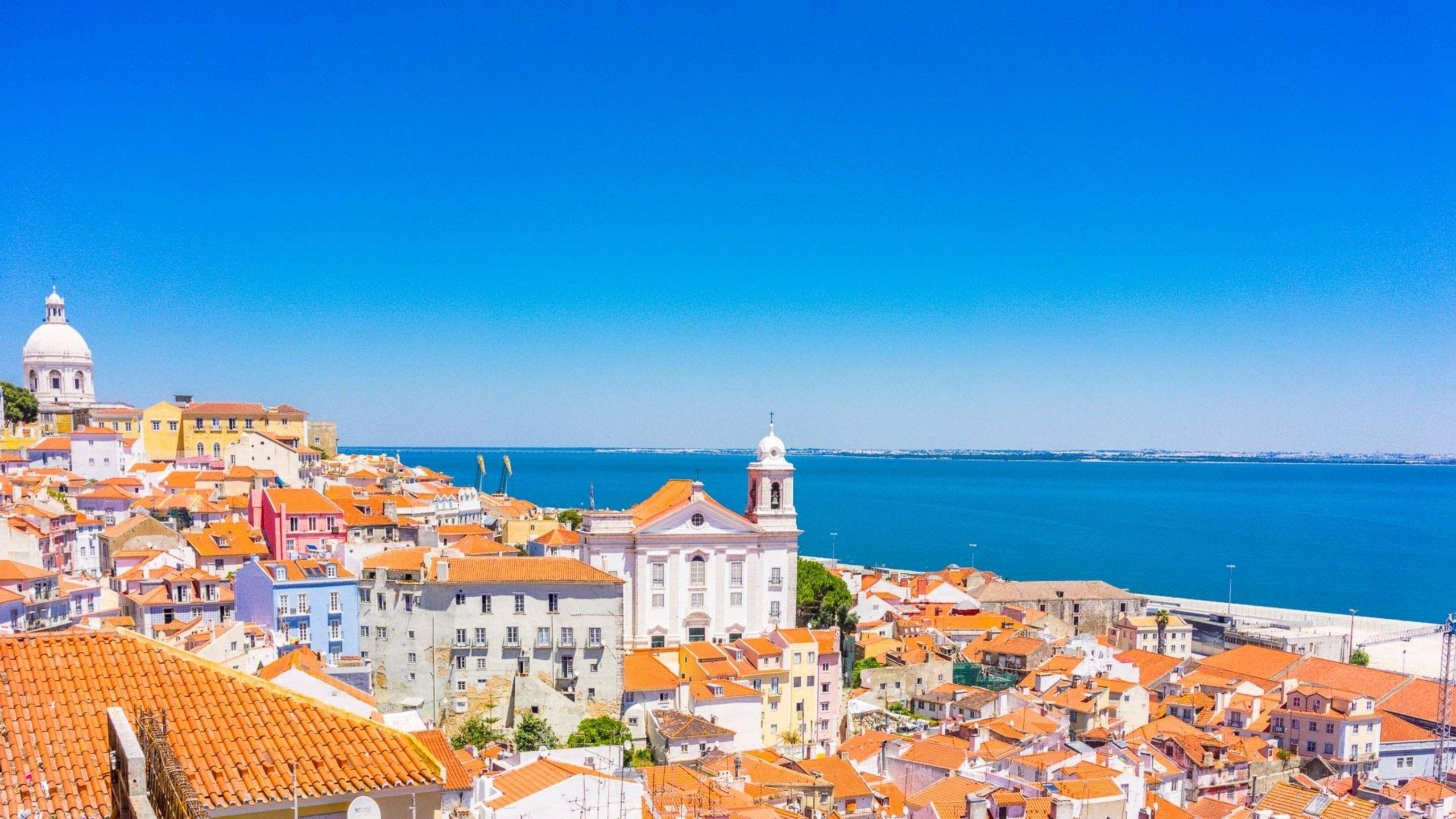 Lisbon, Portugal, Wallpapers, Desktop, Backgrounds, 2560x1440 HD Desktop