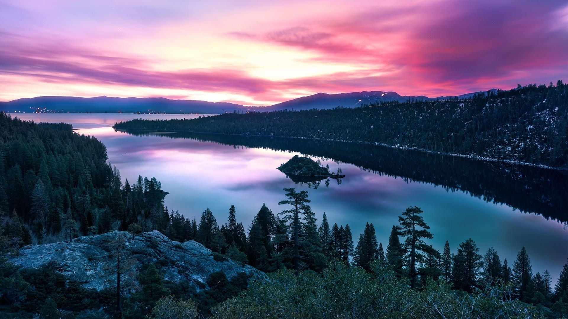 Lake Tahoe, HD wallpaper, Nature's beauty, Scenic views, 1920x1080 Full HD Desktop