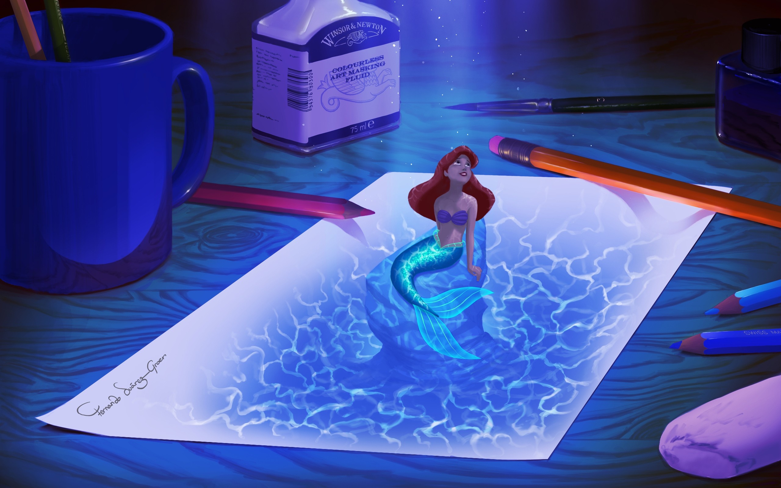 Ariel, The Little Mermaid, 1989 Wallpapers, 2560x1600 HD Desktop