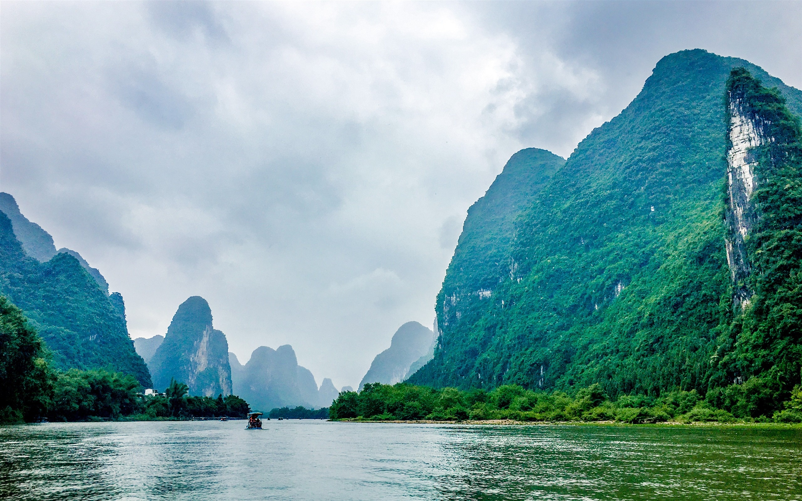 Li River, Guilin, China Scenery, Wallpaper, 2560x1600 HD Desktop