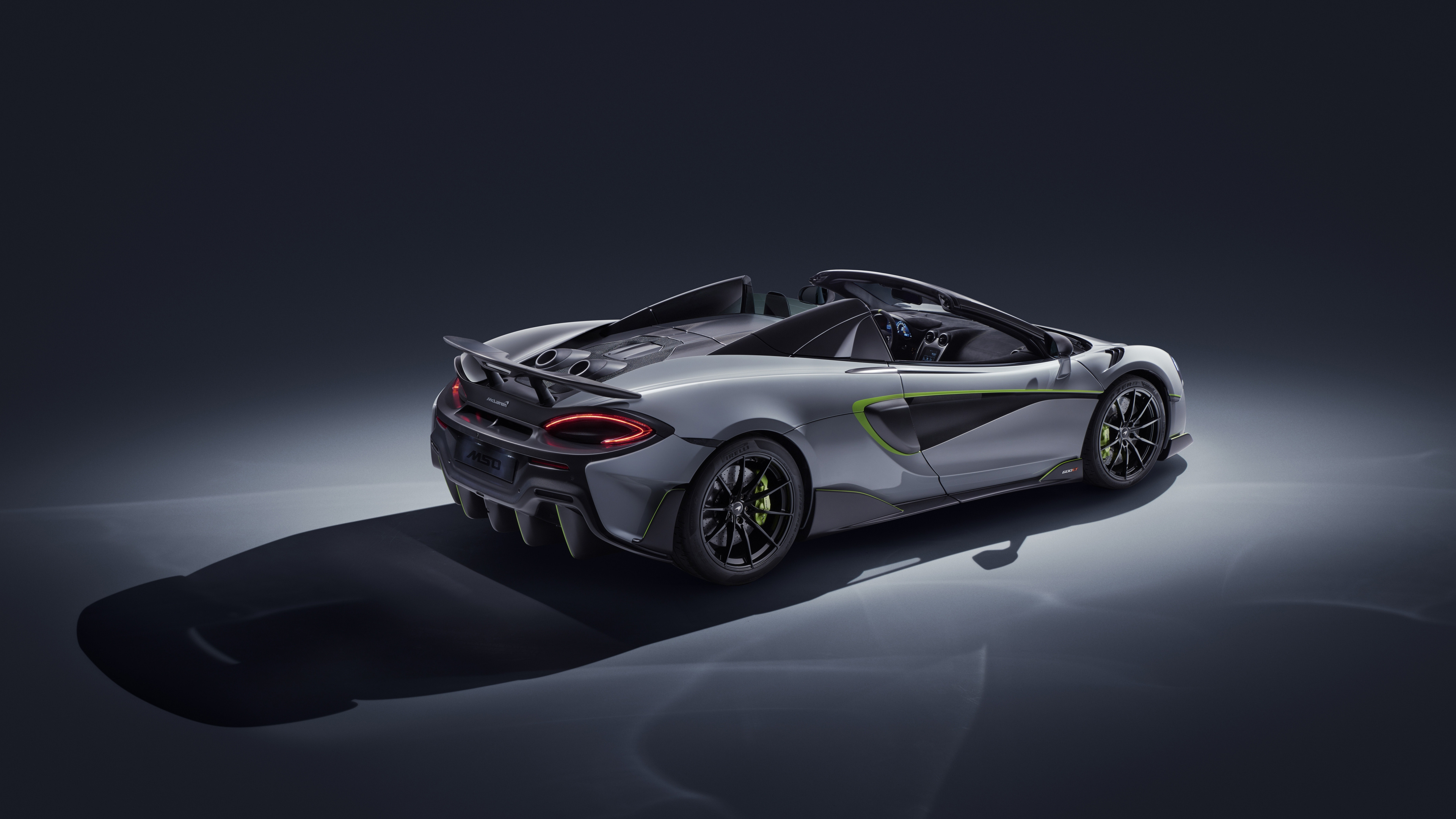 McLaren 600LT, Rear view beauty, 4K wallpaper, High-definition imagery, 3840x2160 4K Desktop