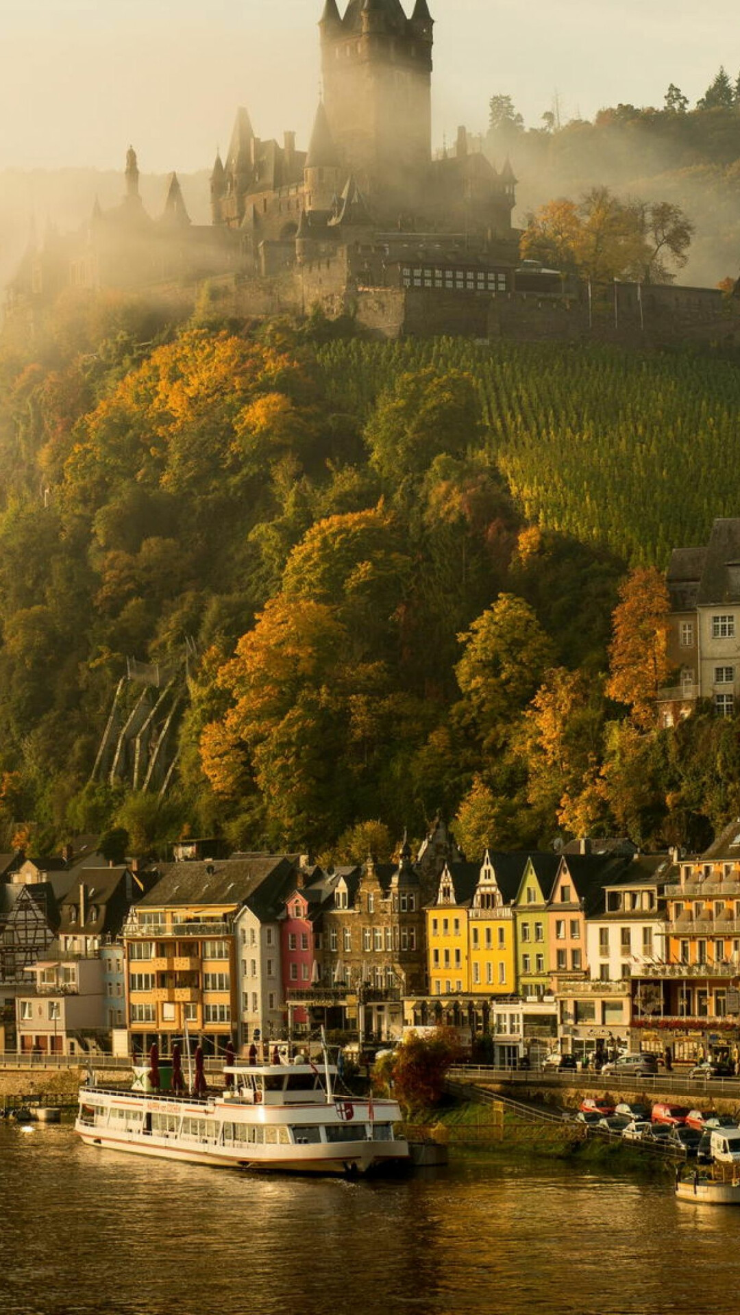 Germany: The home to Bach, Beethoven, Goethe, Schumann, Mendelssohn, Brahms, Wagner, and R. Strauss. 1080x1920 Full HD Background.